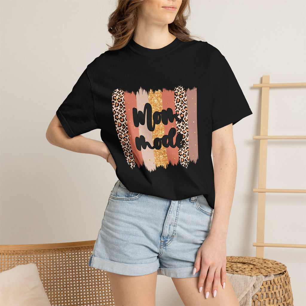 Mom Mode Activated — Bold Leopard Graphic Tee