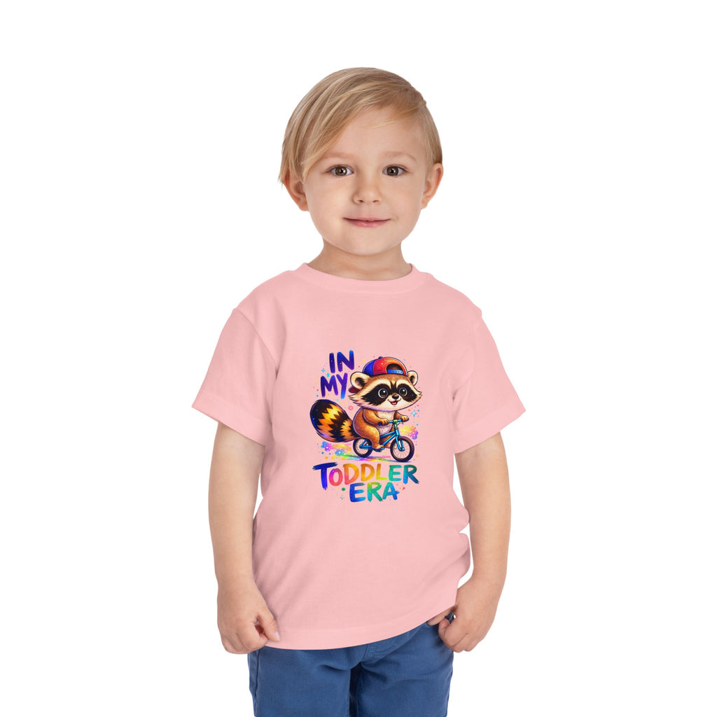In My Toddler Era Raccoon Tee — Cute Toddler Short Sleeve Shirt