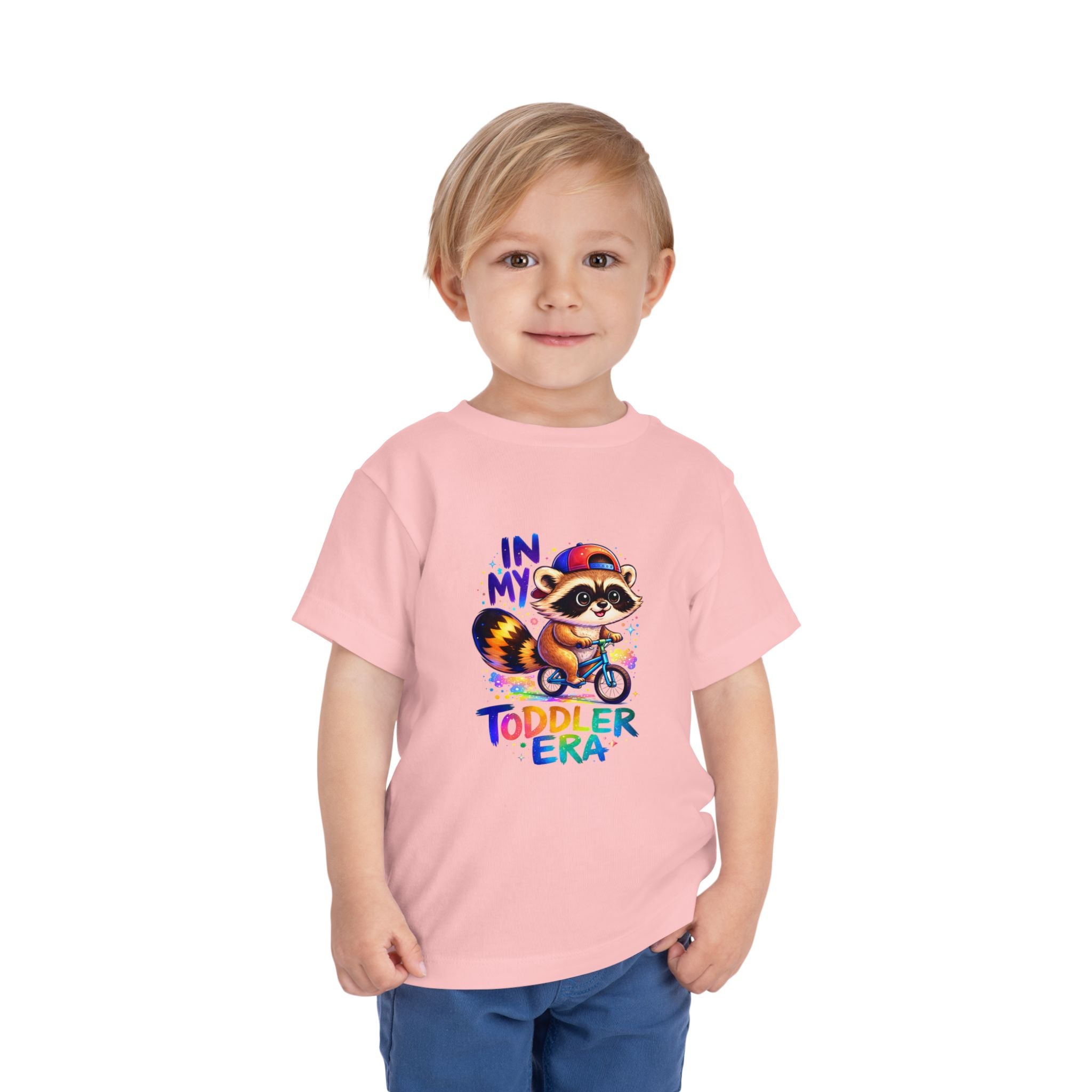In My Toddler Era Raccoon Tee — Cute Toddler Short Sleeve Shirt
