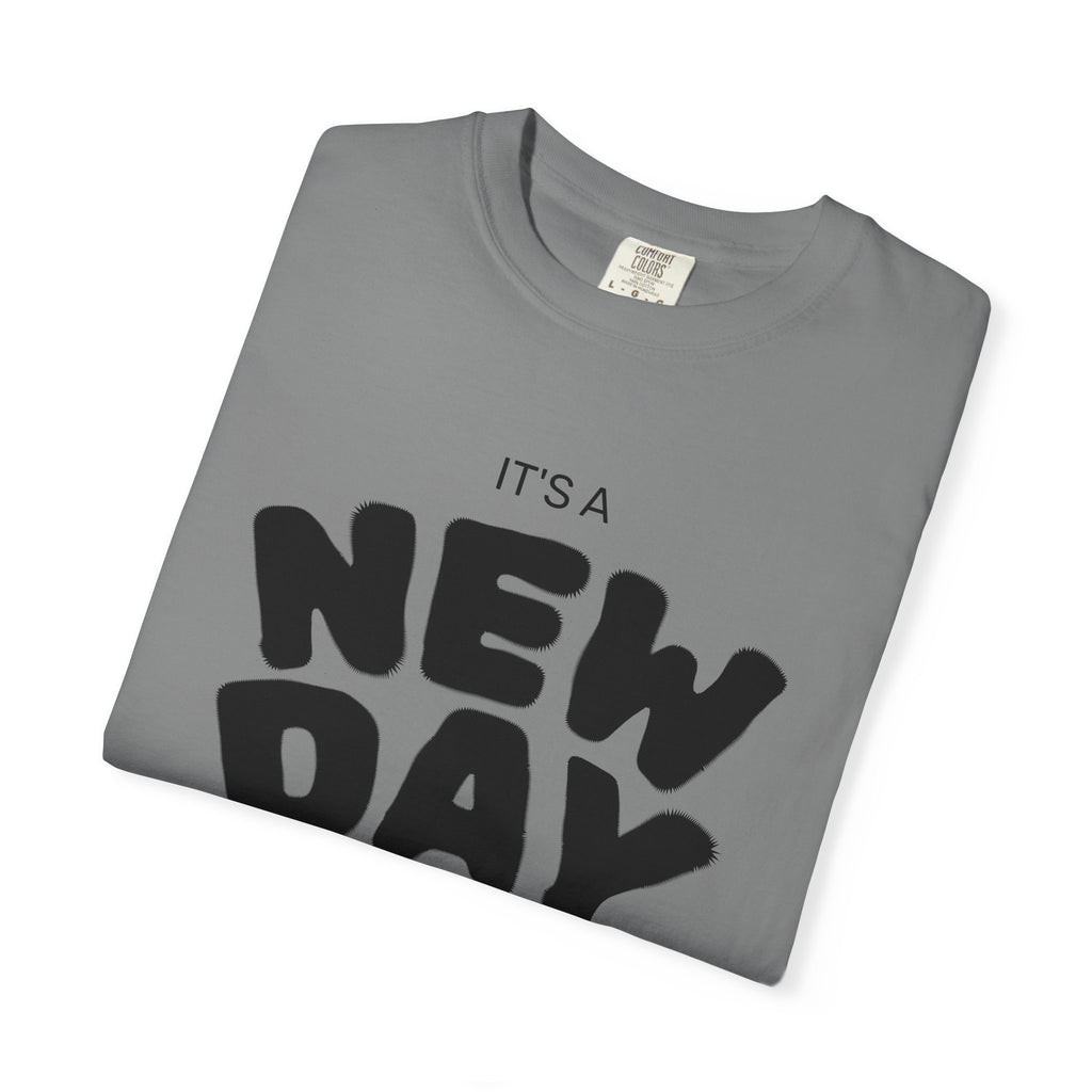 "New Day, New Shine" Oversized Graphic Tee
