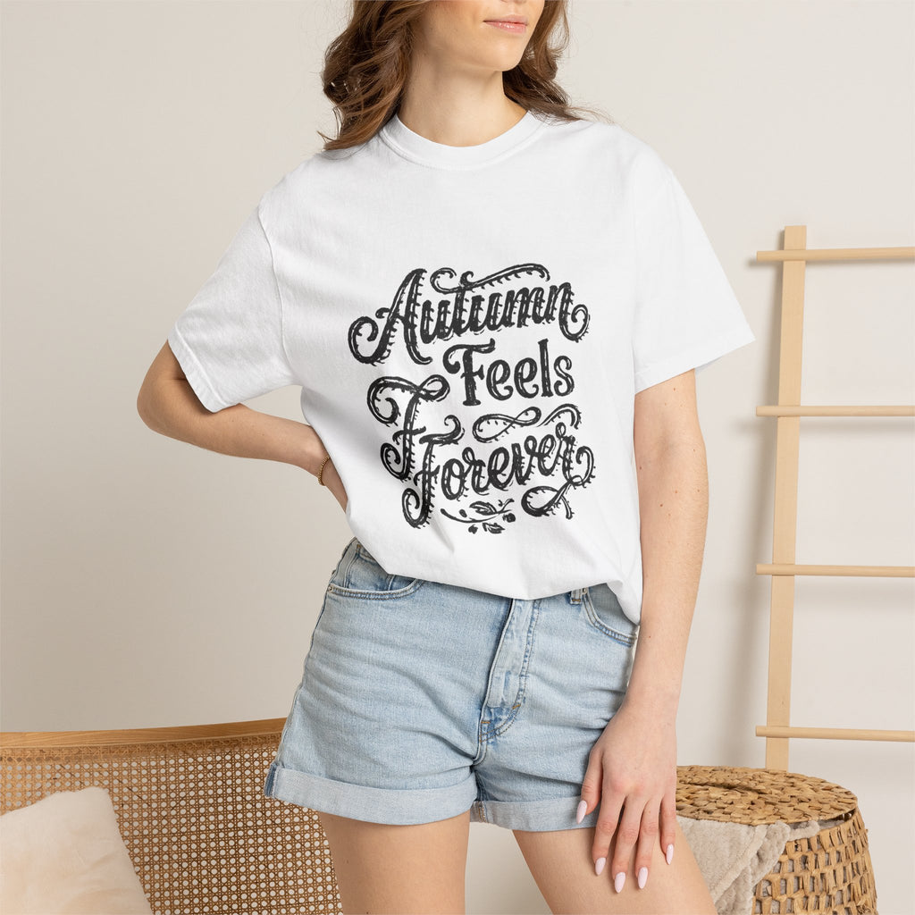 Autumn Feels Forever Hand-Lettered Graphic Tee
