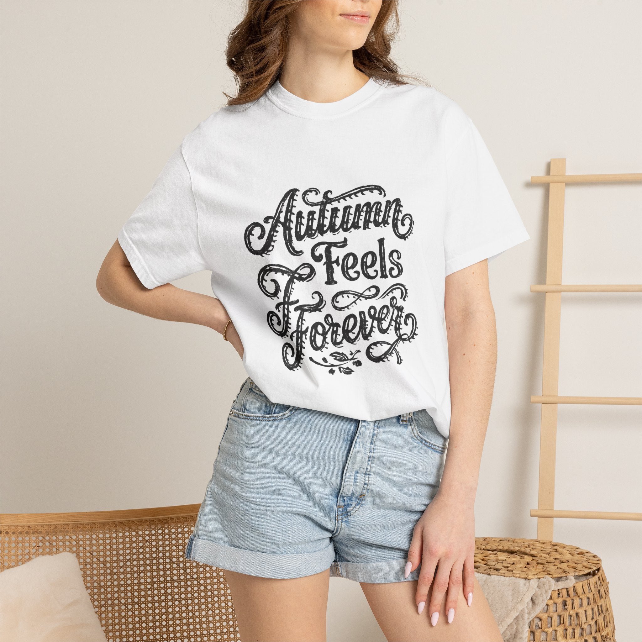Autumn Feels Forever Hand-Lettered Graphic Tee