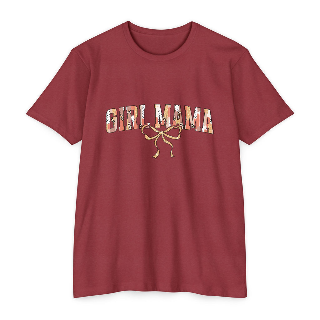 Girl Mama Floral T-Shirt — "GIRL MAMA" Graphic Tee for Mothers