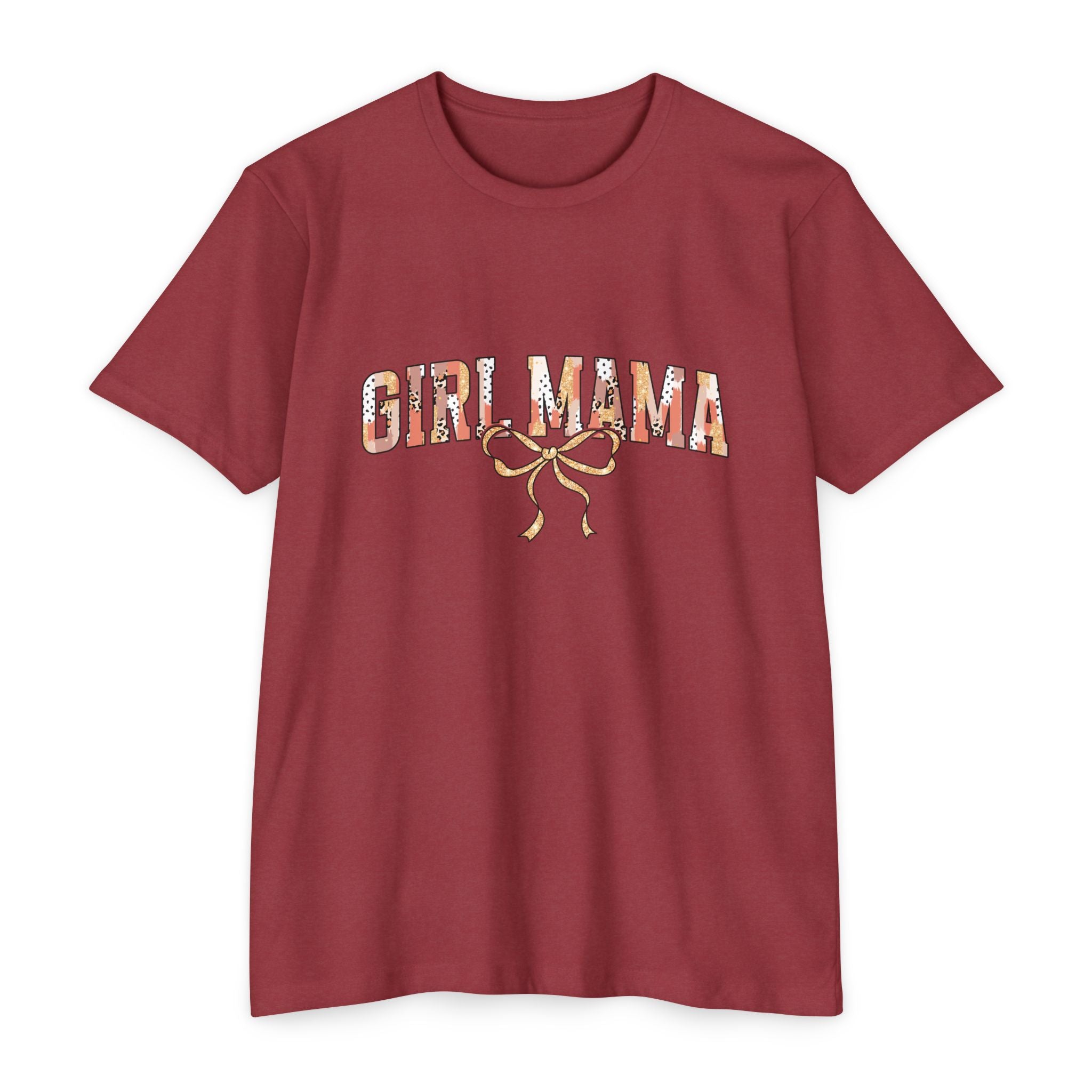 Girl Mama Floral T-Shirt — "GIRL MAMA" Graphic Tee for Mothers