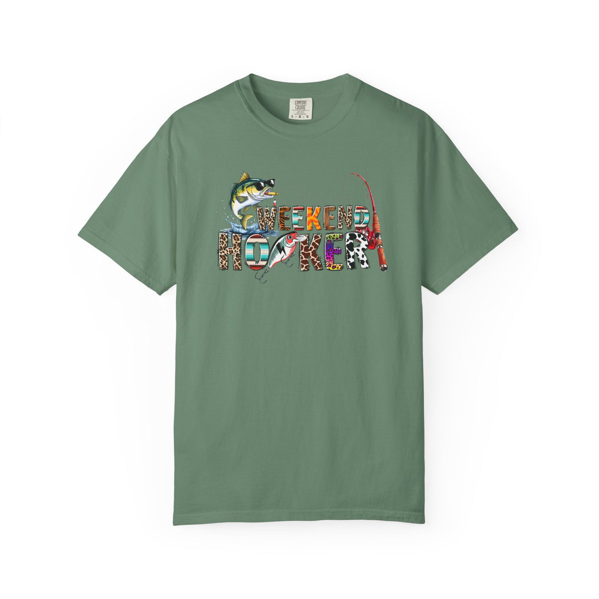 Weekend Hooker Fishing Graphic Tee