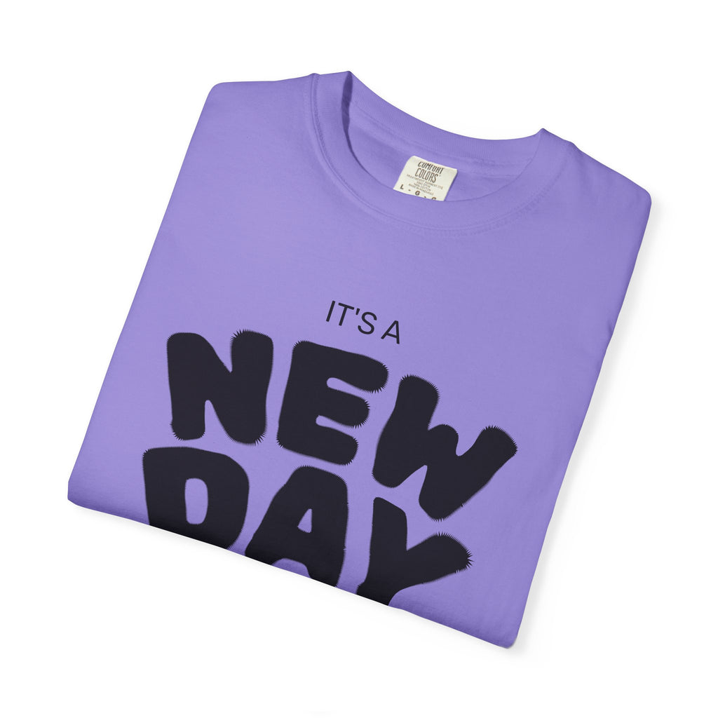 "New Day, New Shine" Oversized Graphic Tee