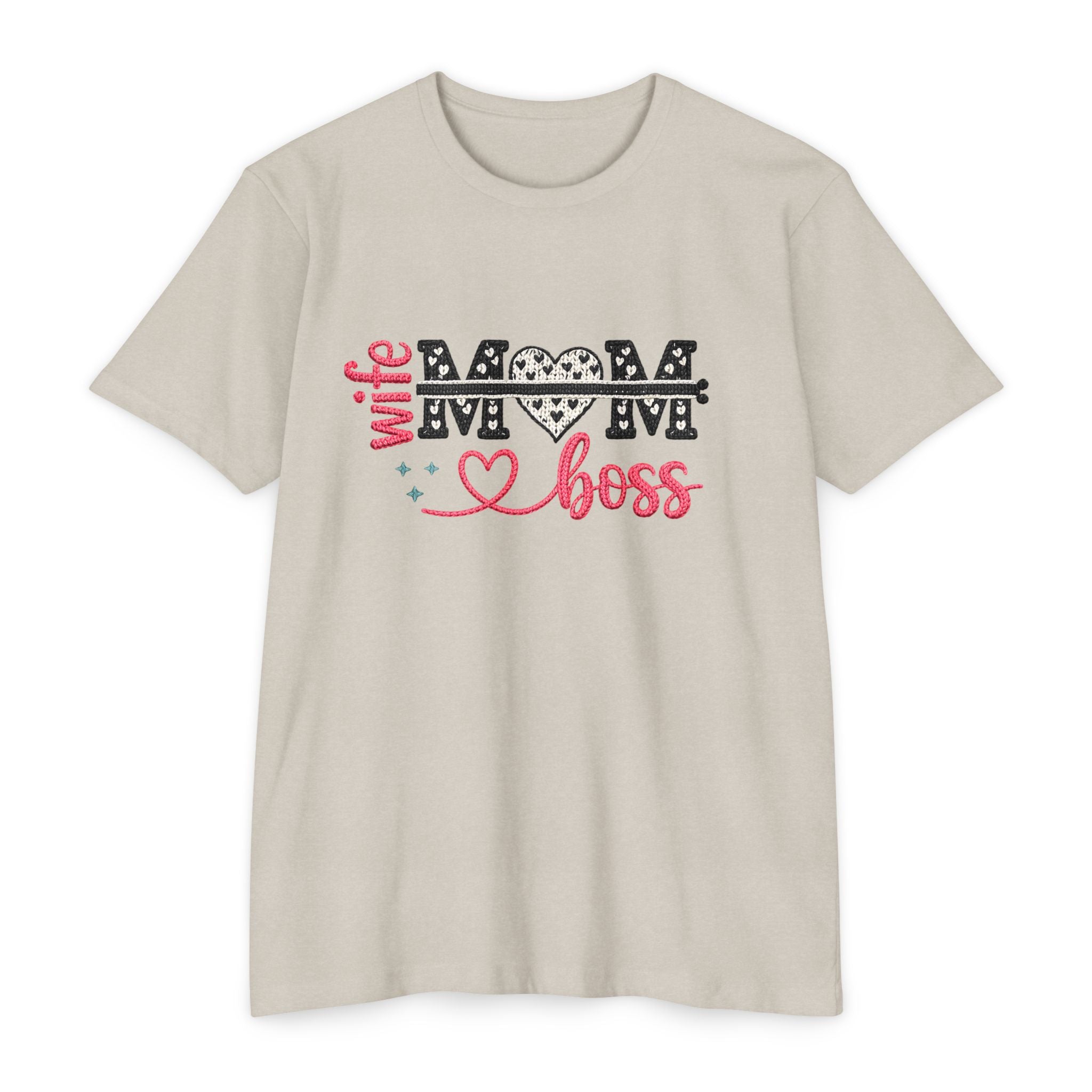Mom Boss T-Shirt — "Wife Mom Boss" Graphic Tee for Mothers