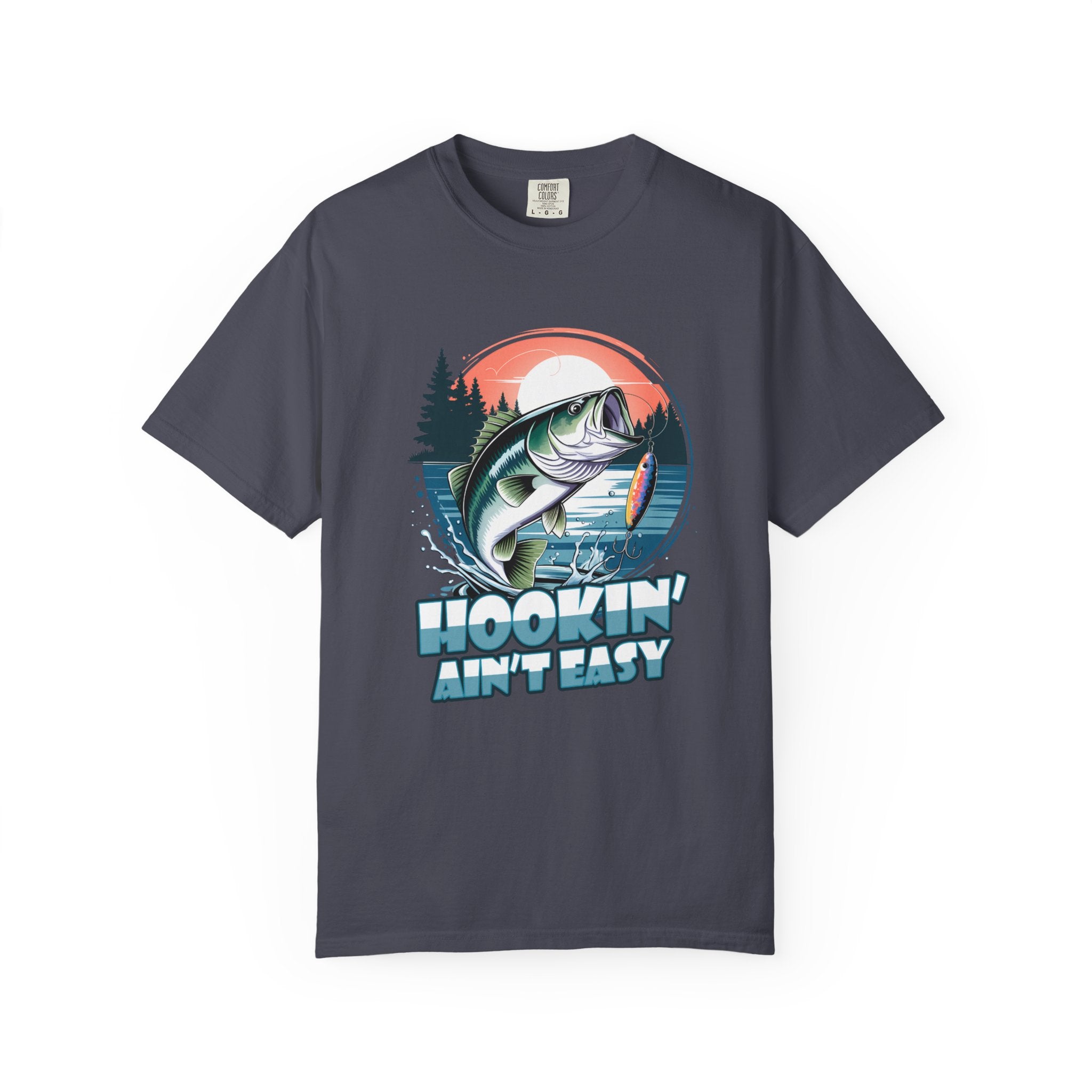 Hookin' Ain't Easy Fishing T-Shirt