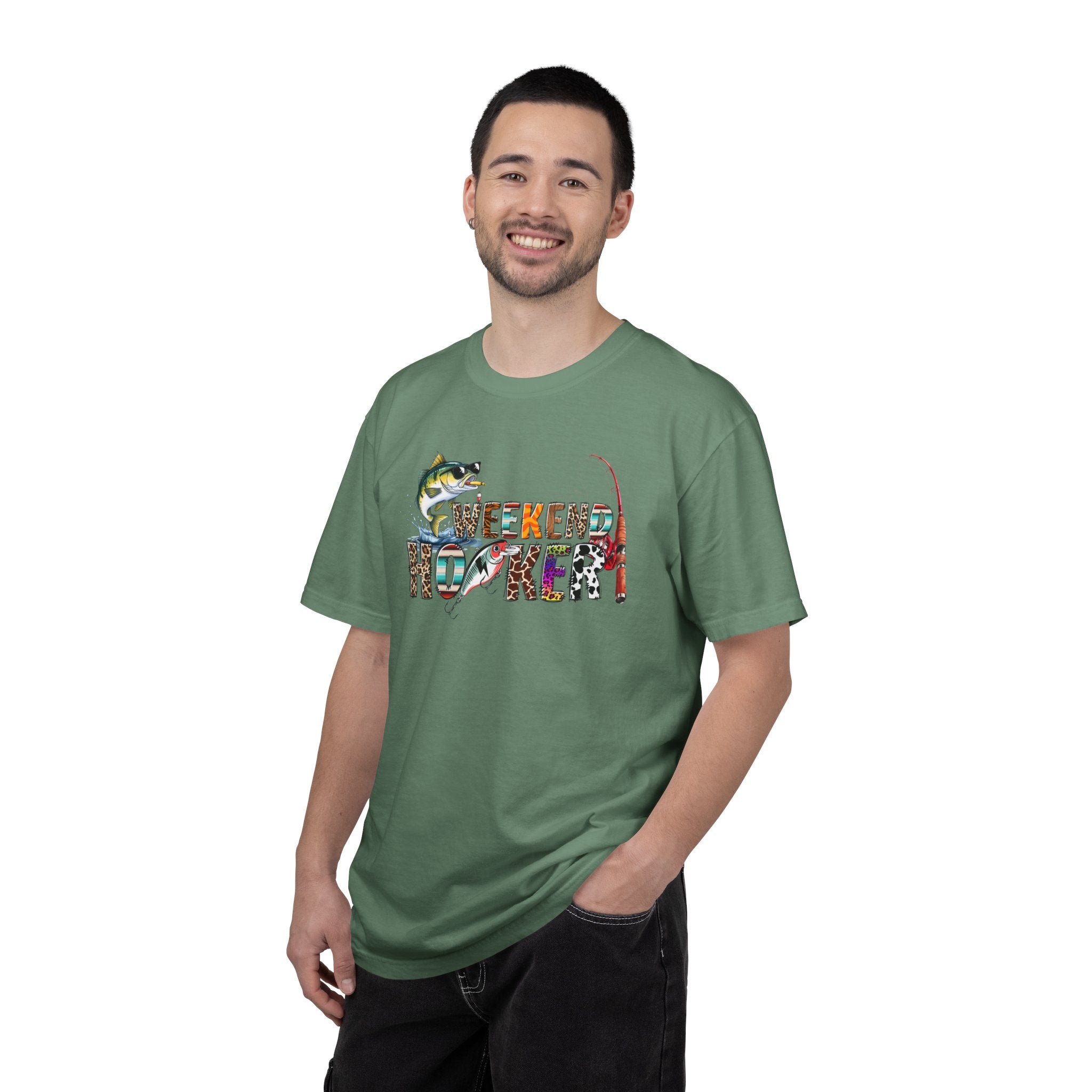 Weekend Hooker Fishing Graphic Tee