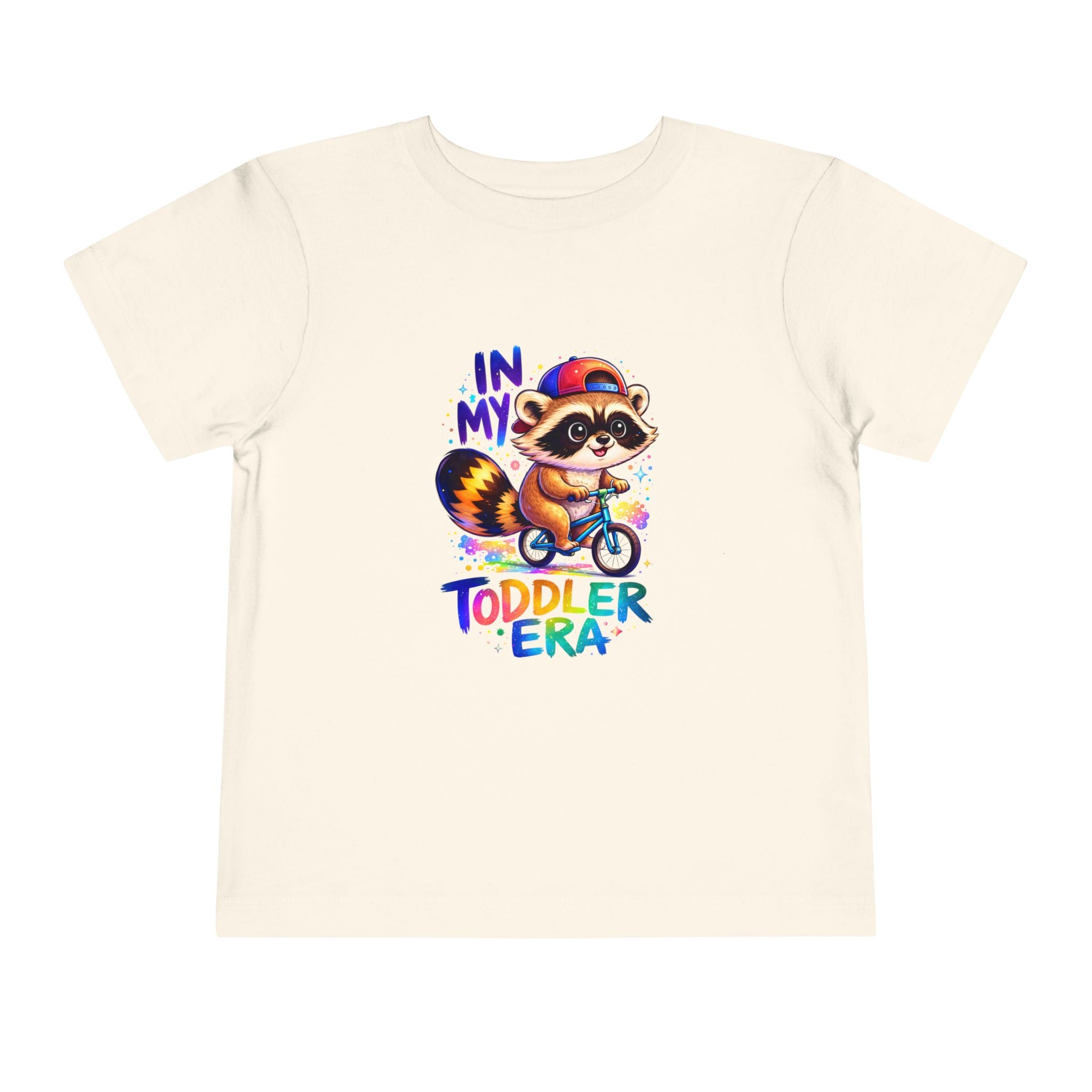 In My Toddler Era Raccoon Tee — Cute Toddler Short Sleeve Shirt