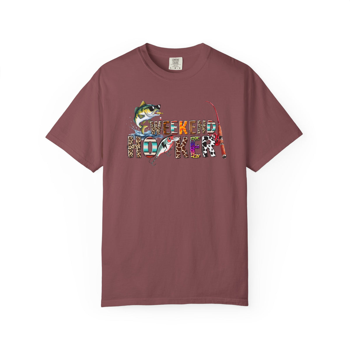 Weekend Hooker Fishing Graphic Tee