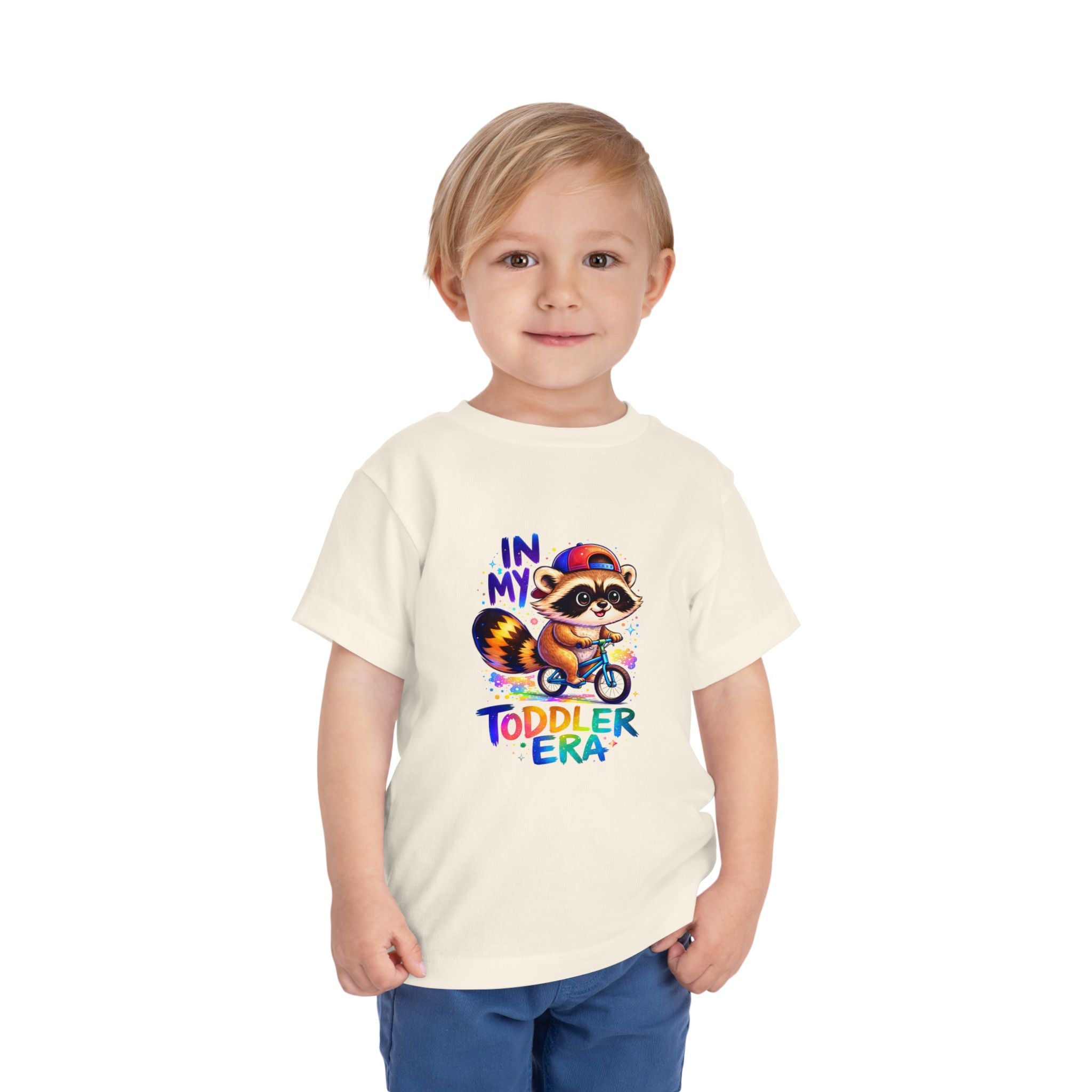 In My Toddler Era Raccoon Tee — Cute Toddler Short Sleeve Shirt