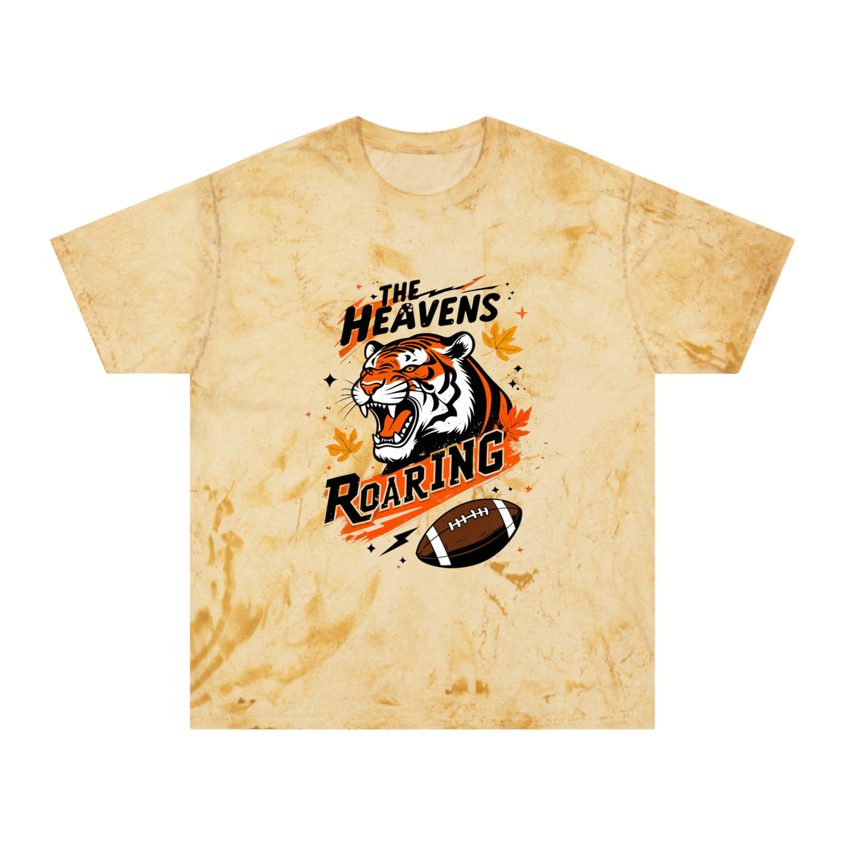 Roaring Tigers Football Tie-Dye T-Shirt