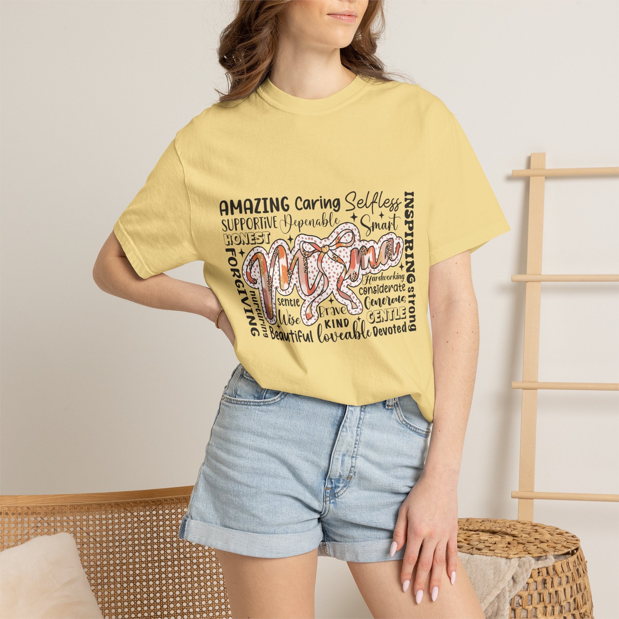 Mom Word Cloud T-Shirt | Meaningful Gift for Mom