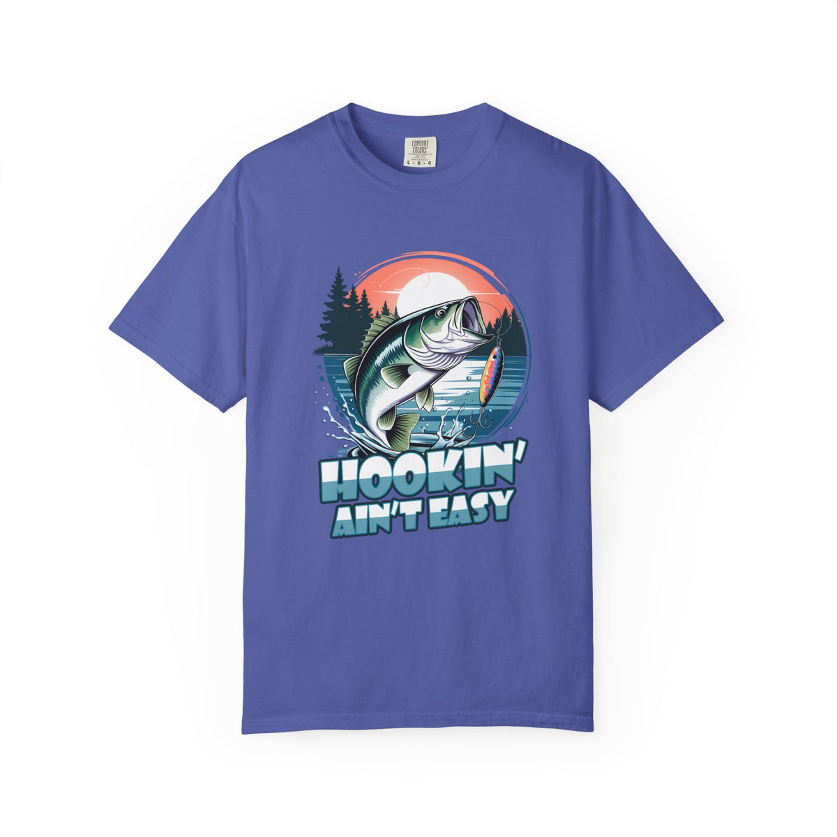 Hookin' Ain't Easy Fishing T-Shirt