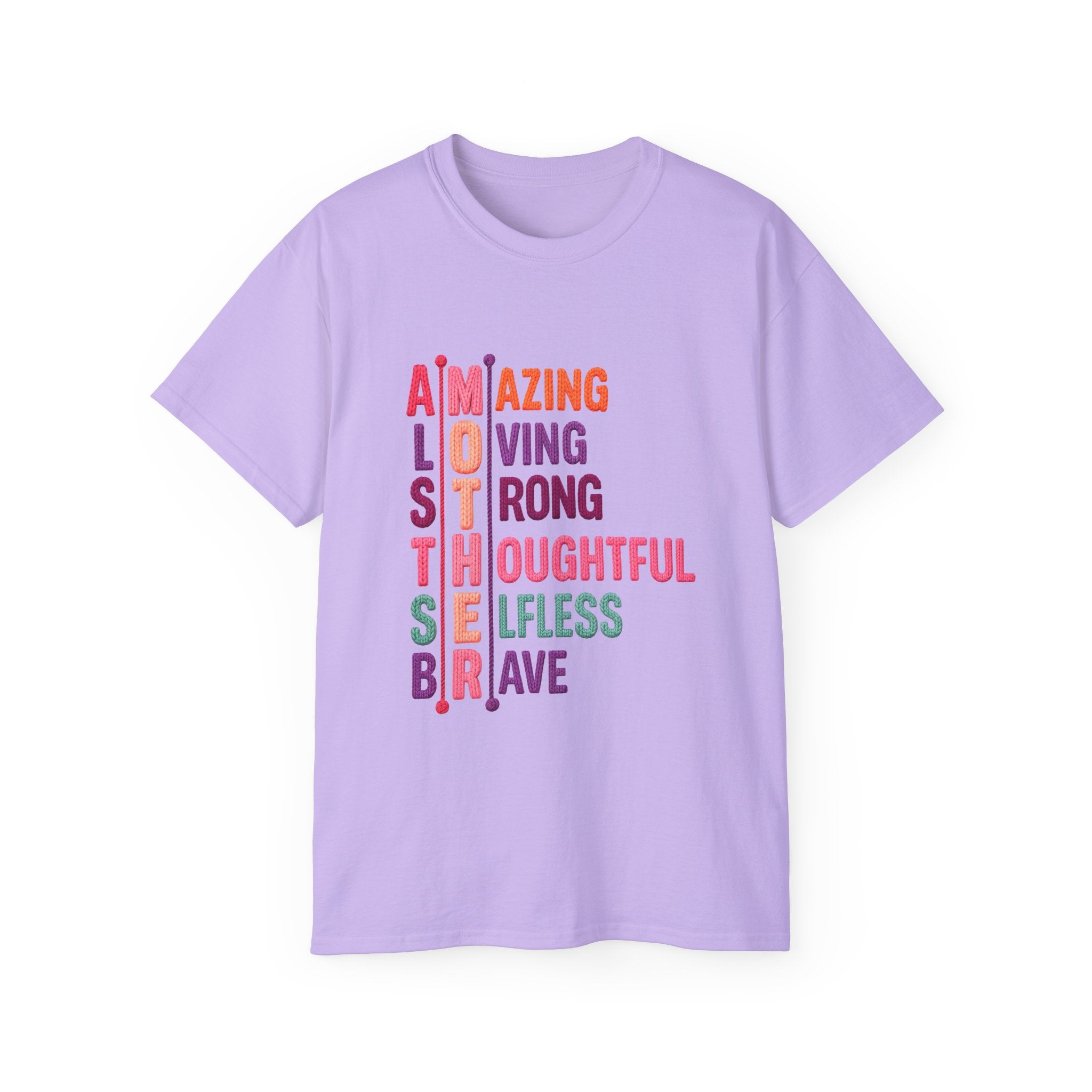 Mother Acrostic Tee — Amazing Loving Strong Thoughtful Selfless Brave