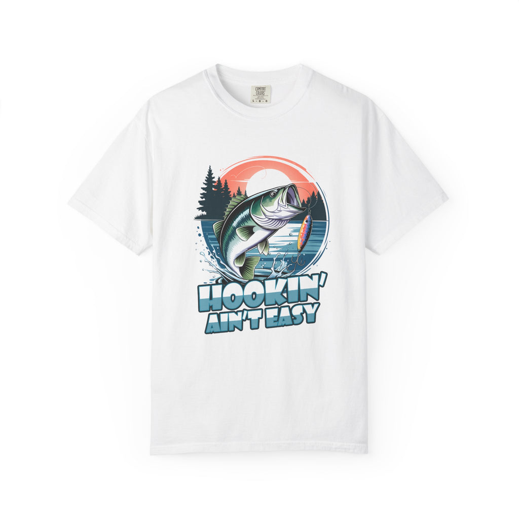 Hookin' Ain't Easy Fishing T-Shirt