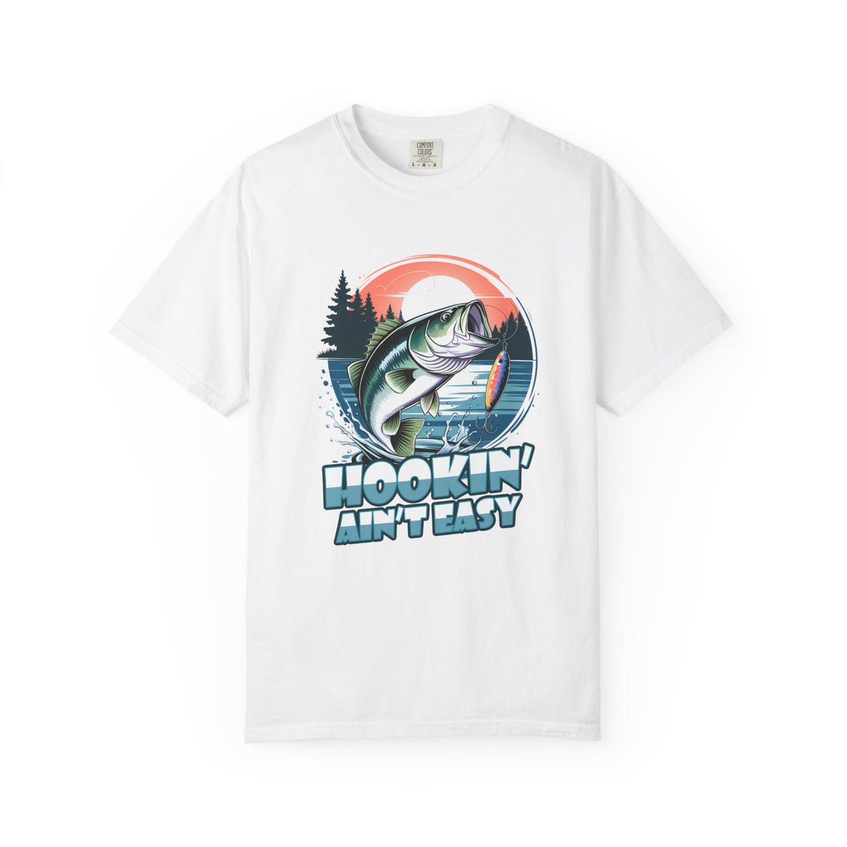Hookin' Ain't Easy Fishing T-Shirt