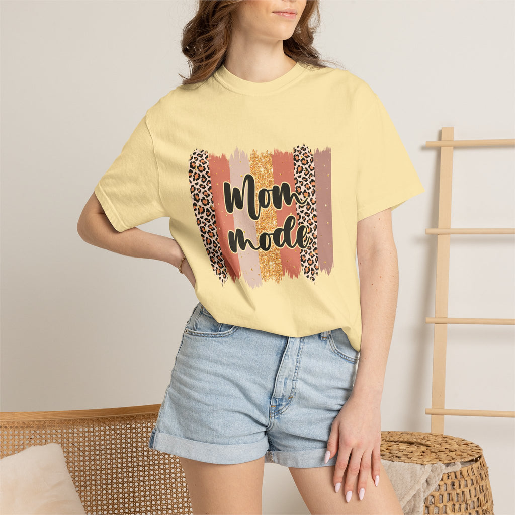 Mom Mode Activated — Bold Leopard Graphic Tee