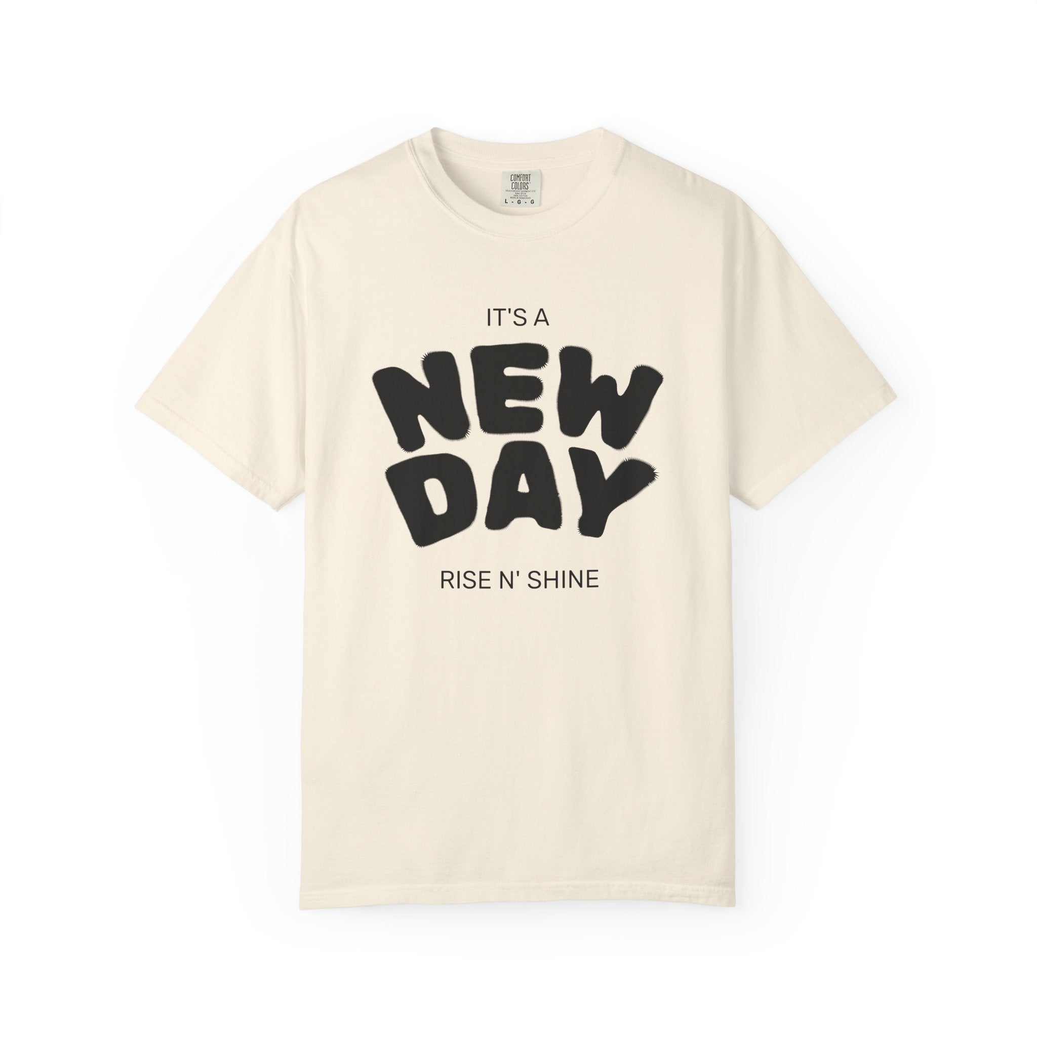 "New Day, New Shine" Oversized Graphic Tee