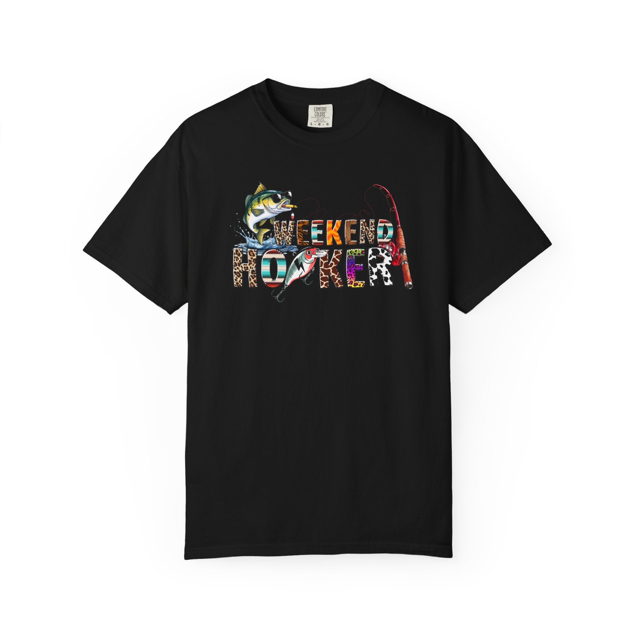 Weekend Hooker Fishing Graphic Tee