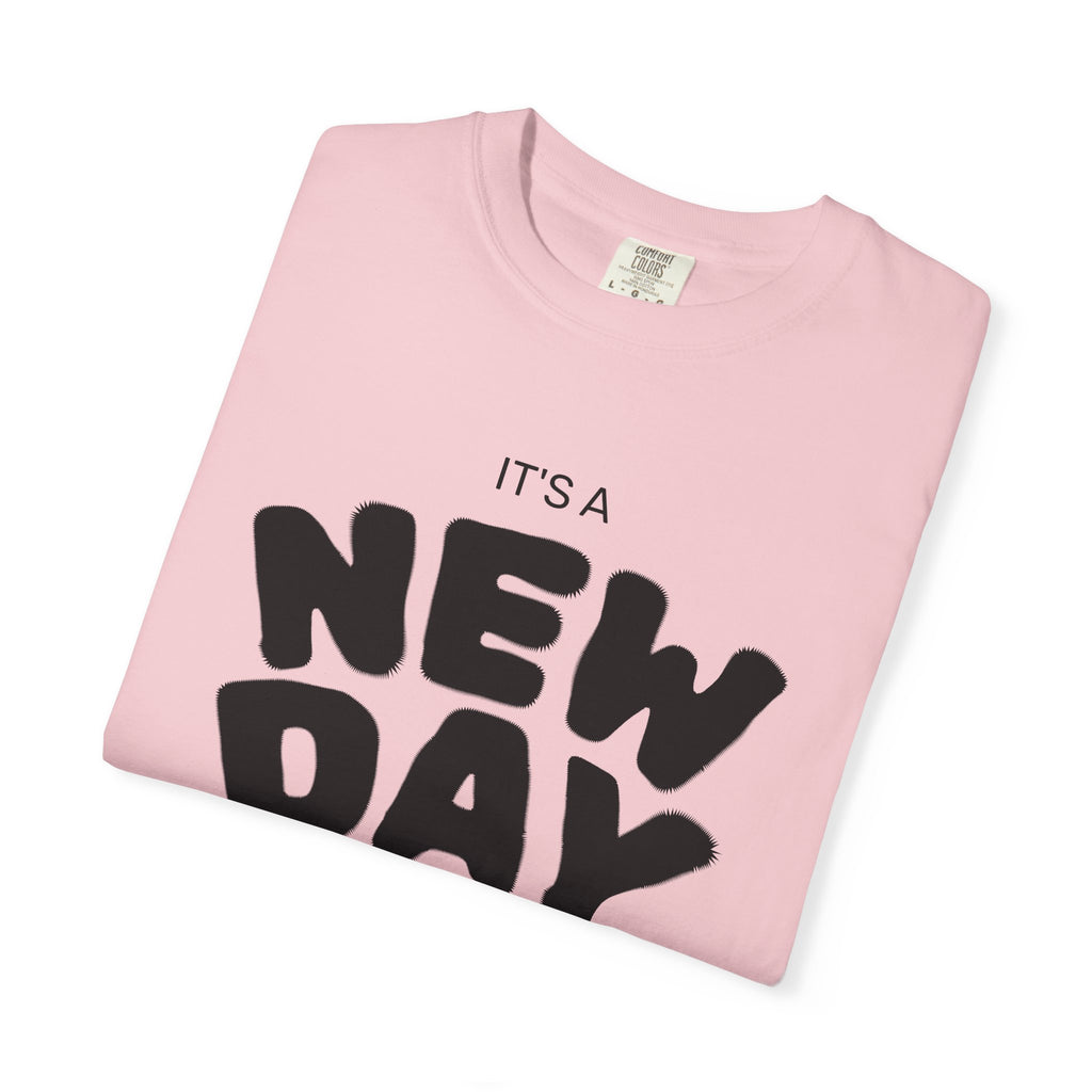 "New Day, New Shine" Oversized Graphic Tee