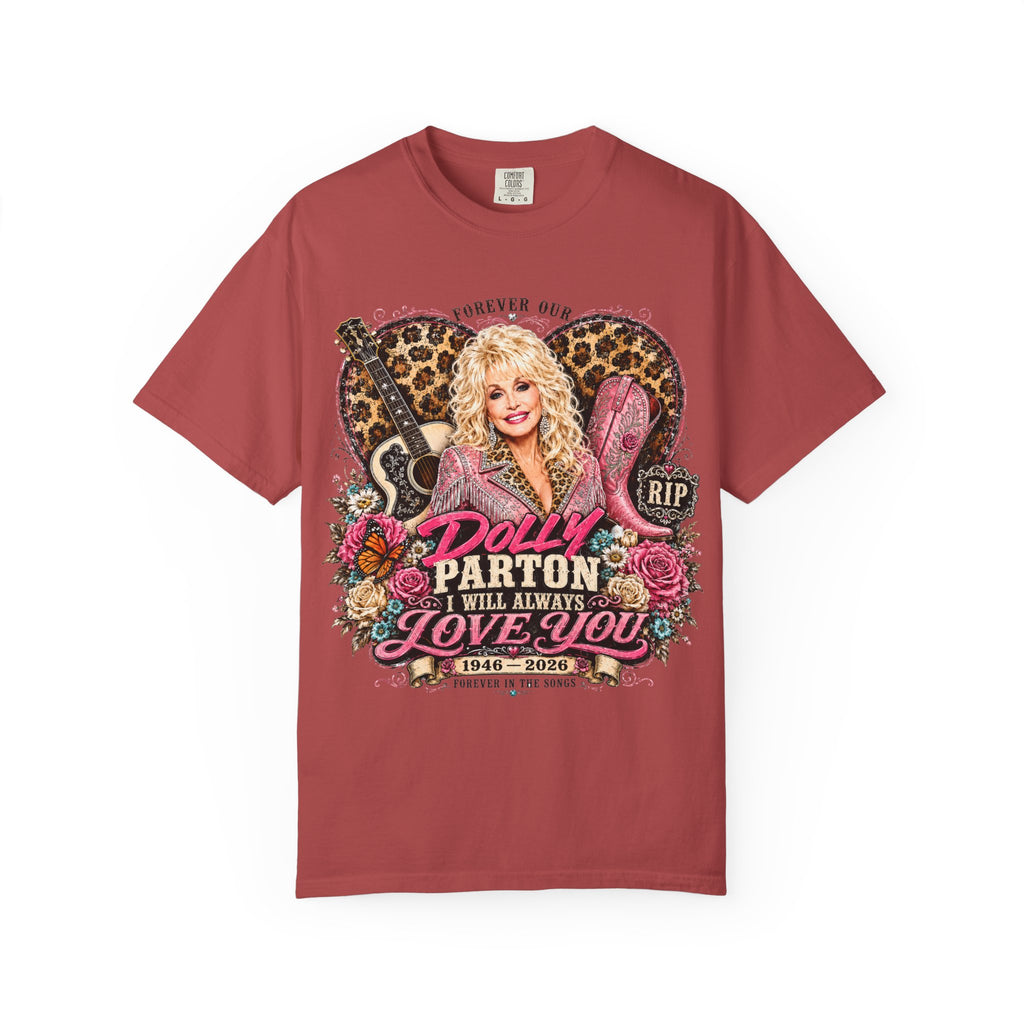 Dolly Parton Tribute T-Shirt — "I Will Always Love You" Memorial Graphic Tee