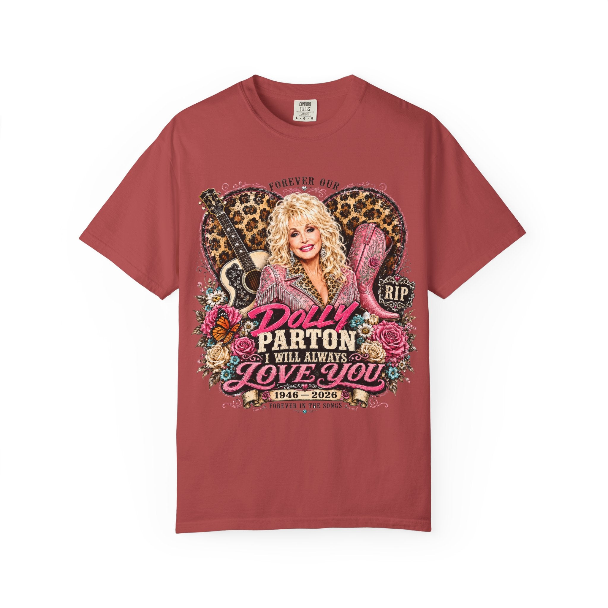 Dolly Parton Tribute T-Shirt — "I Will Always Love You" Memorial Graphic Tee