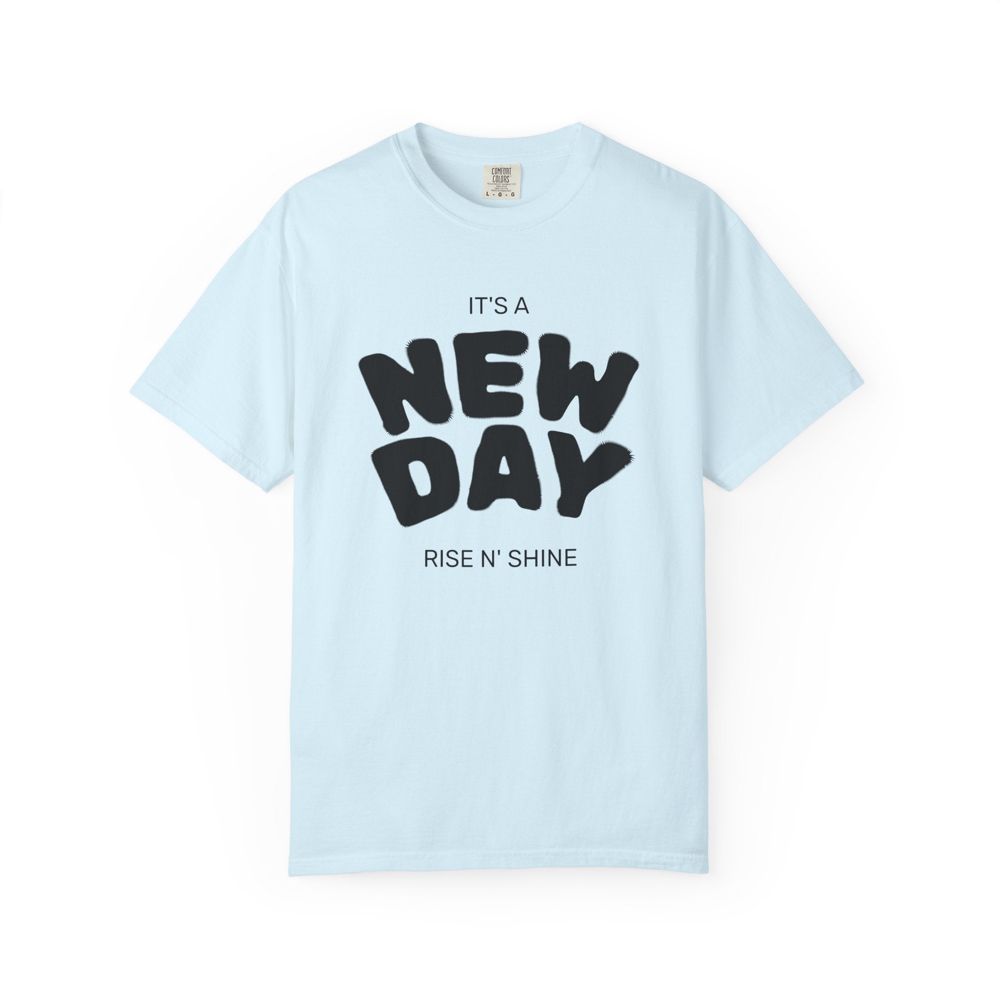 "New Day, New Shine" Oversized Graphic Tee