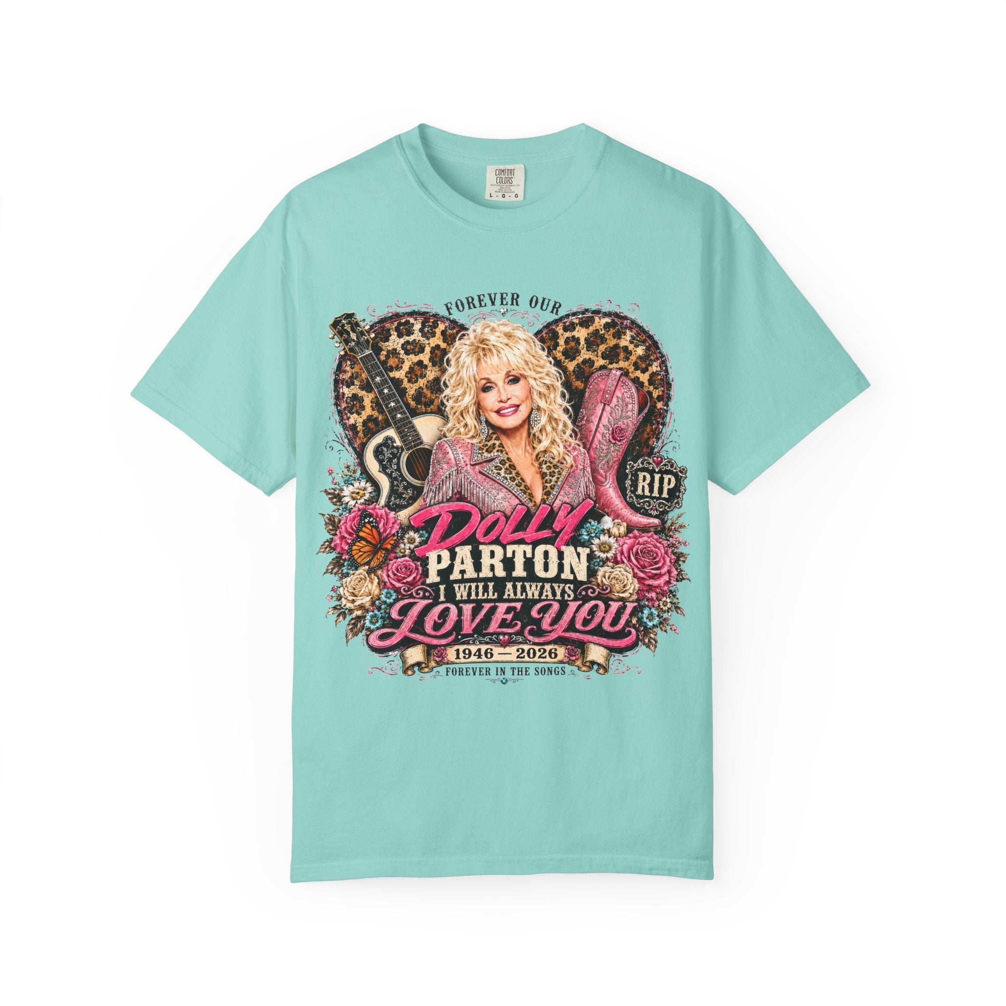Dolly Parton Tribute T-Shirt — "I Will Always Love You" Memorial Graphic Tee