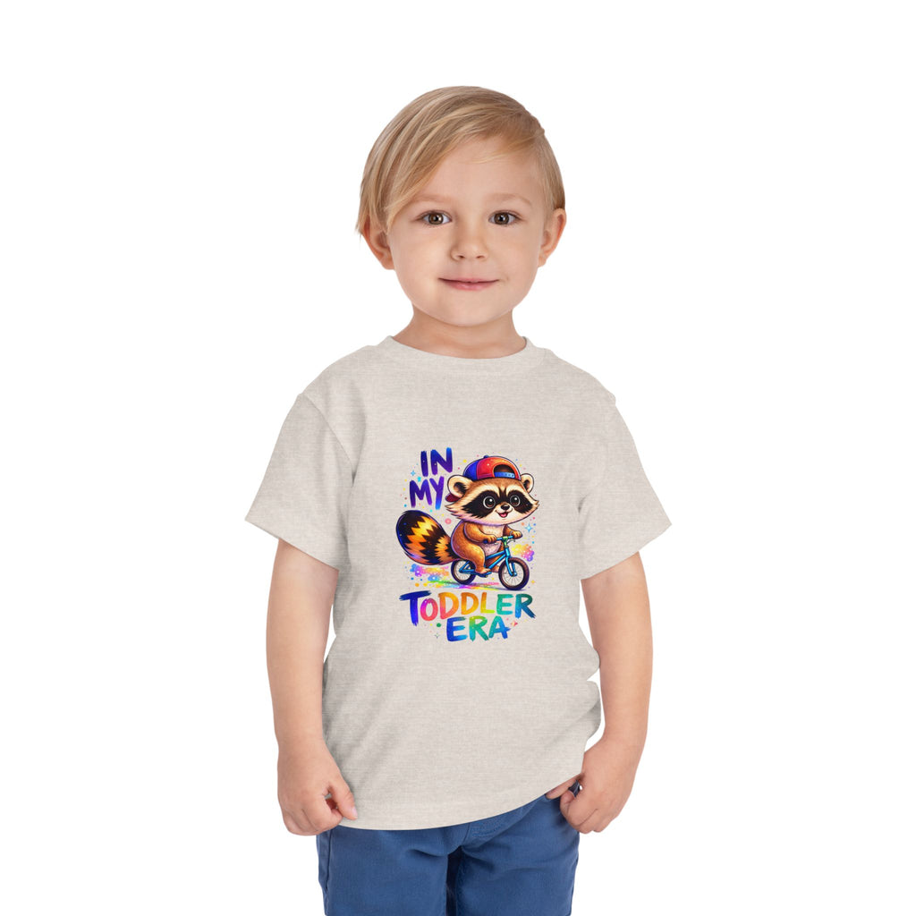 In My Toddler Era Raccoon Tee — Cute Toddler Short Sleeve Shirt