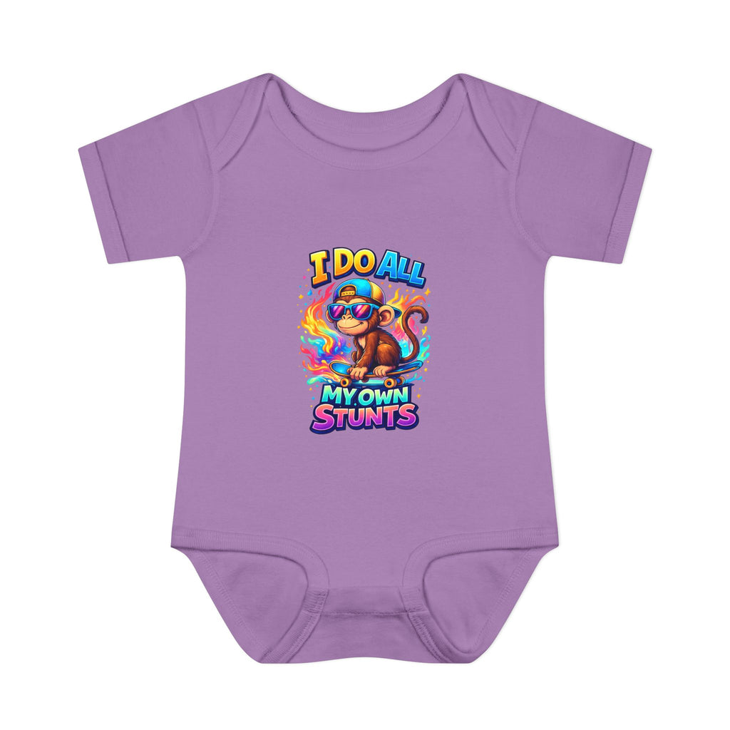 Baby Bodysuit — I Do All My Own Stunts Cute Monkey Infant Onesie