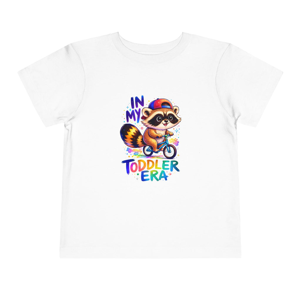 In My Toddler Era Raccoon Tee — Cute Toddler Short Sleeve Shirt