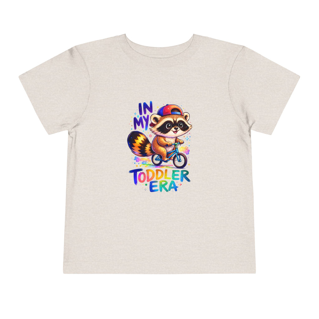 In My Toddler Era Raccoon Tee — Cute Toddler Short Sleeve Shirt