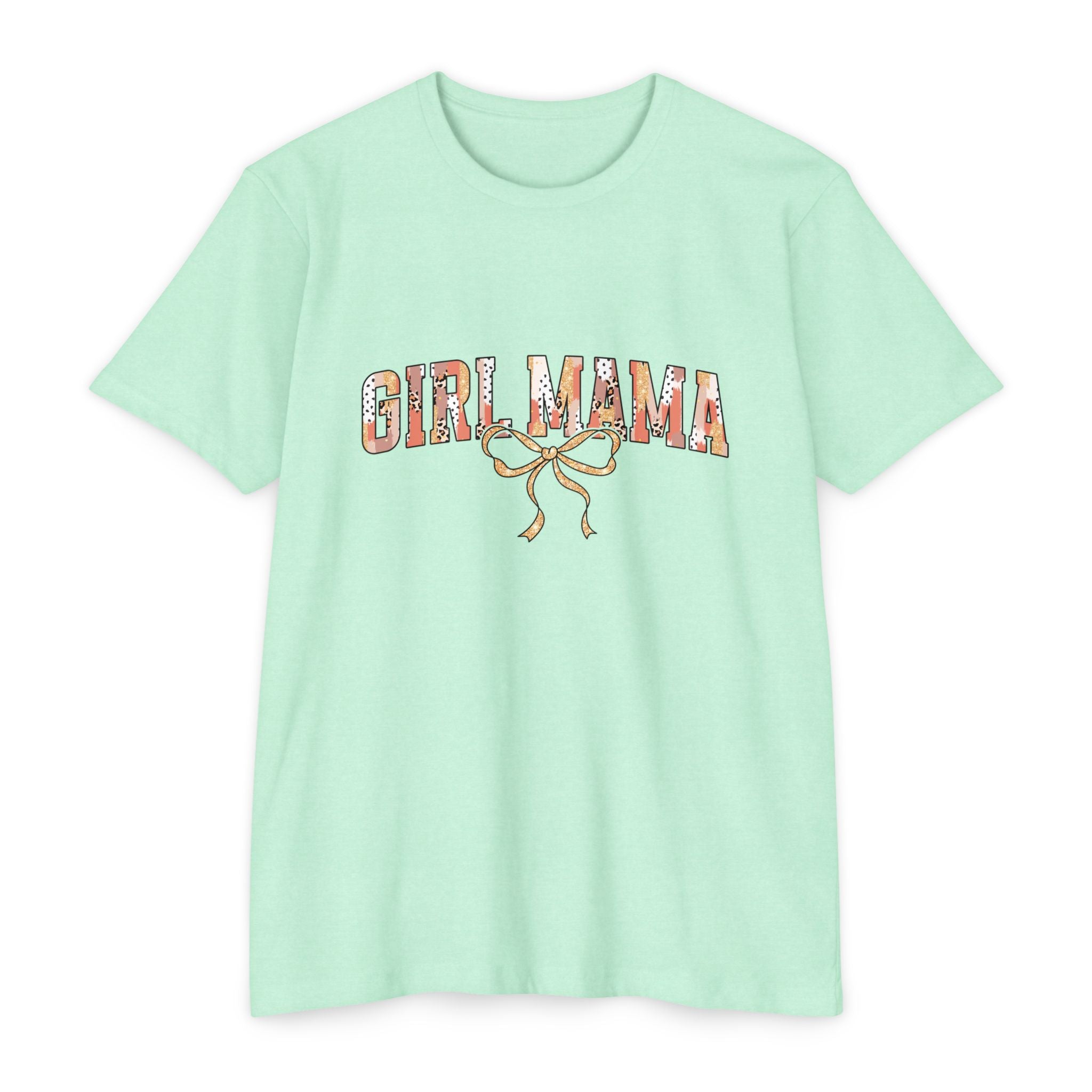 Girl Mama Floral T-Shirt — "GIRL MAMA" Graphic Tee for Mothers