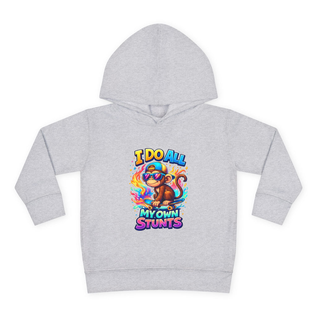 "I Do All My Own Stunts" Monkey Toddler Hoodie
