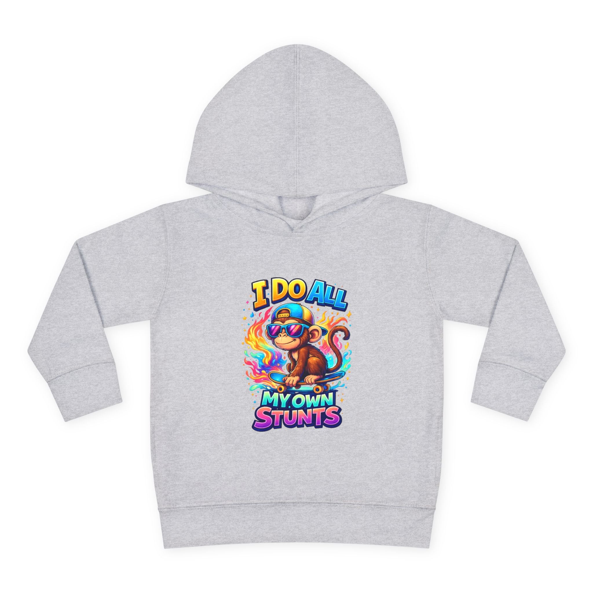 "I Do All My Own Stunts" Monkey Toddler Hoodie