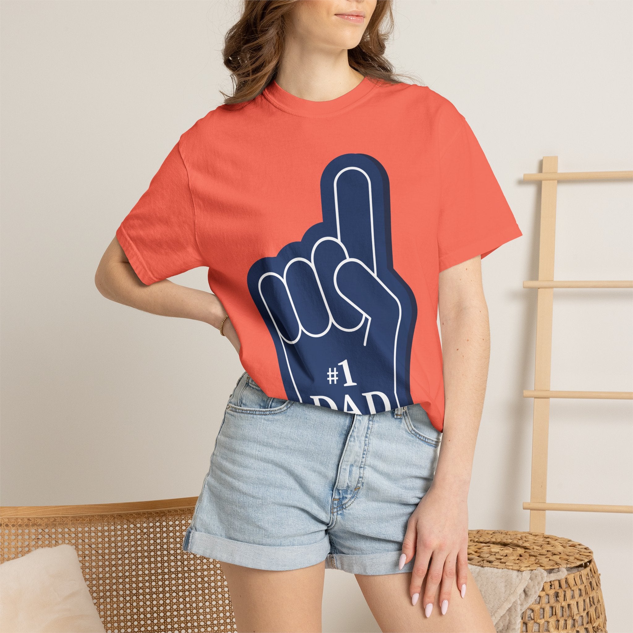 #1 Dad Foam Finger T-Shirt — Father’s Day Novelty Tee