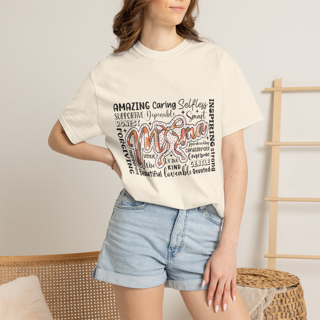 Mom Word Cloud T-Shirt | Meaningful Gift for Mom
