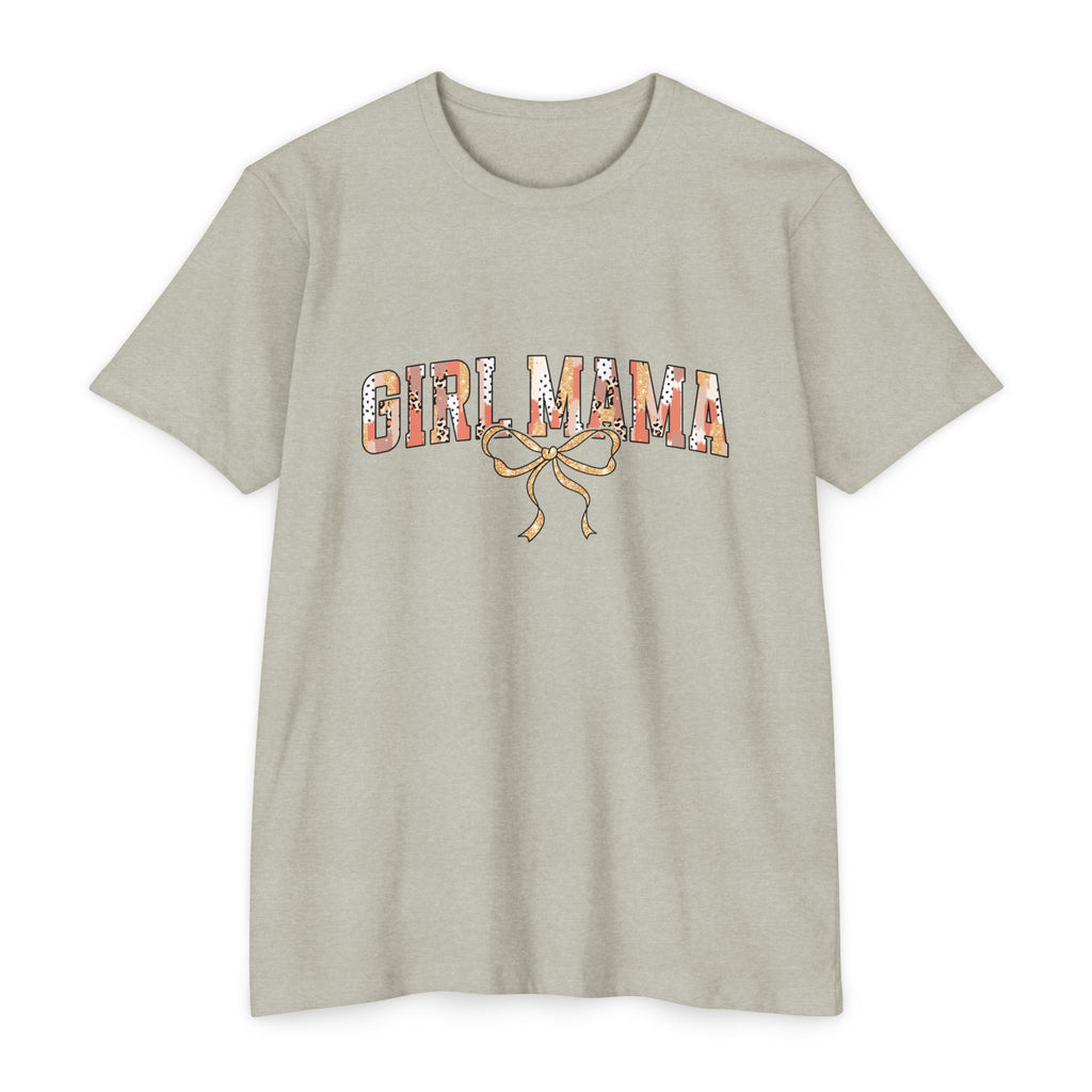 Girl Mama Floral T-Shirt — "GIRL MAMA" Graphic Tee for Mothers