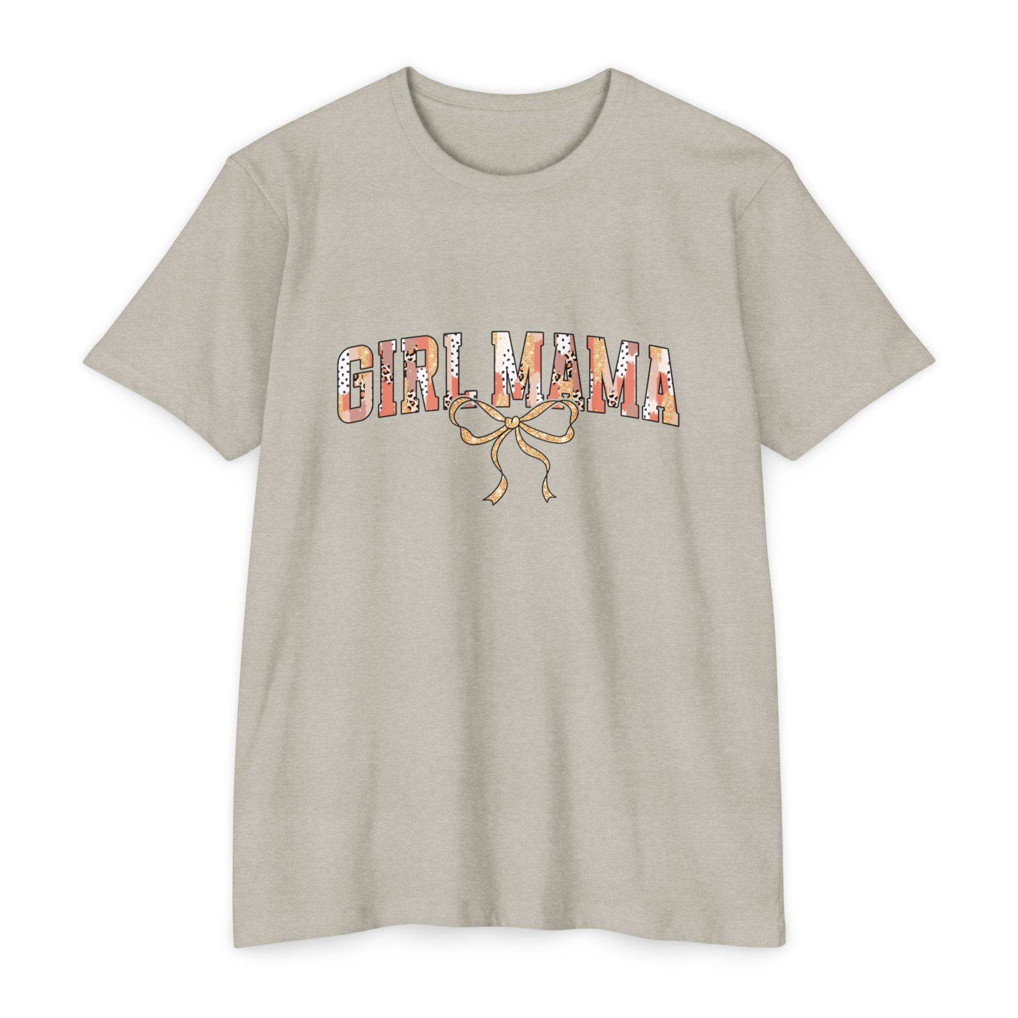 Girl Mama Floral T-Shirt — "GIRL MAMA" Graphic Tee for Mothers