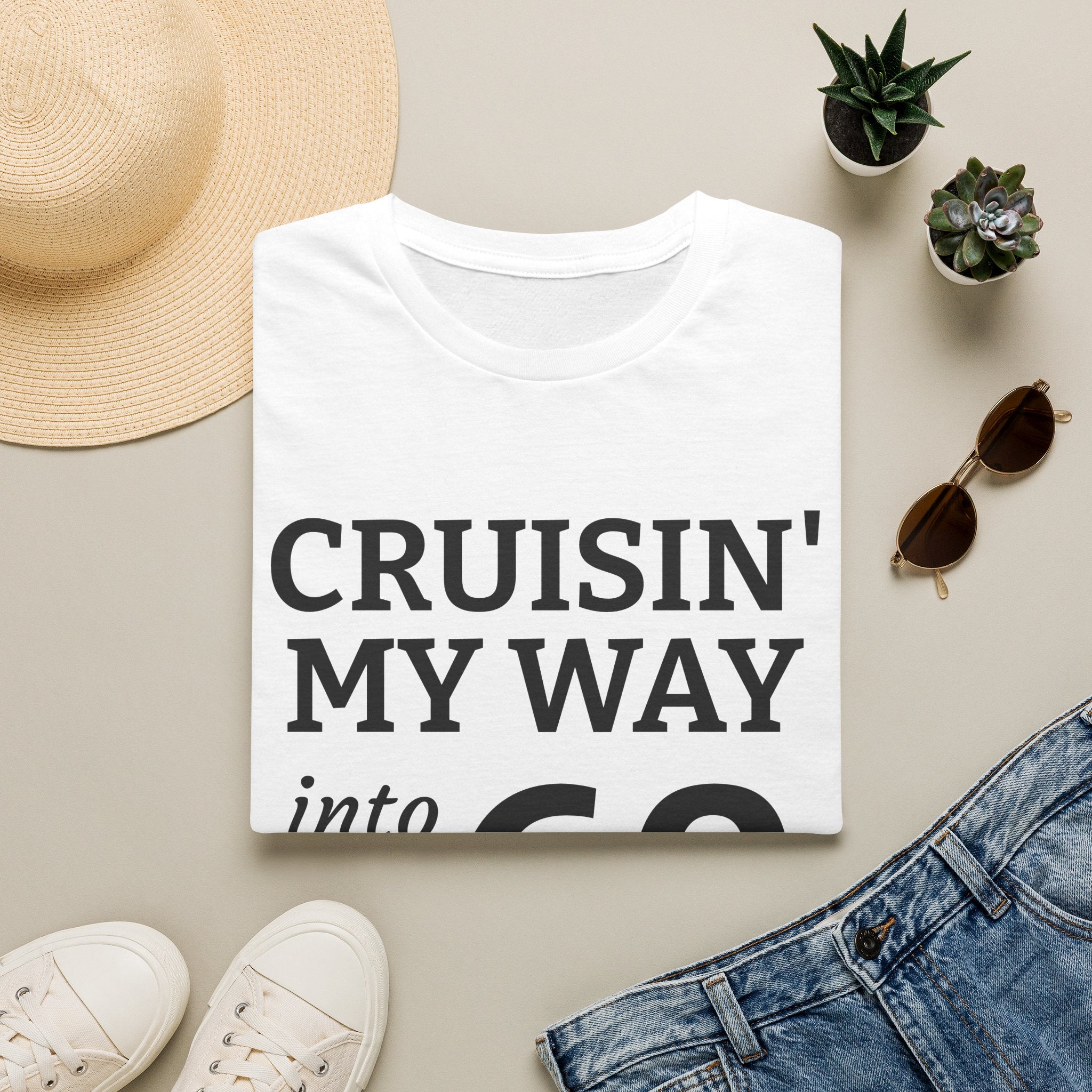 Still Rollin' at 60 – Humorous Birthday Tee for Him or Her
