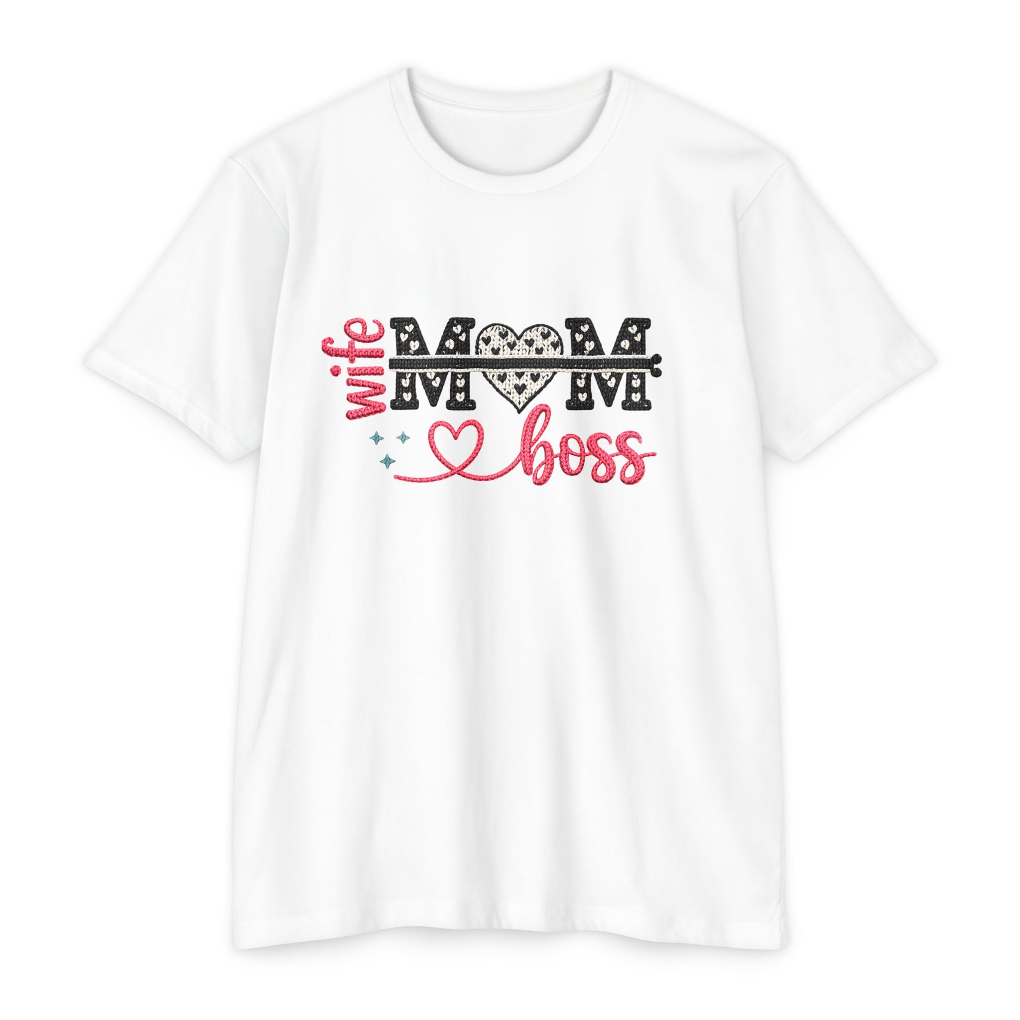 Mom Boss T-Shirt — "Wife Mom Boss" Graphic Tee for Mothers