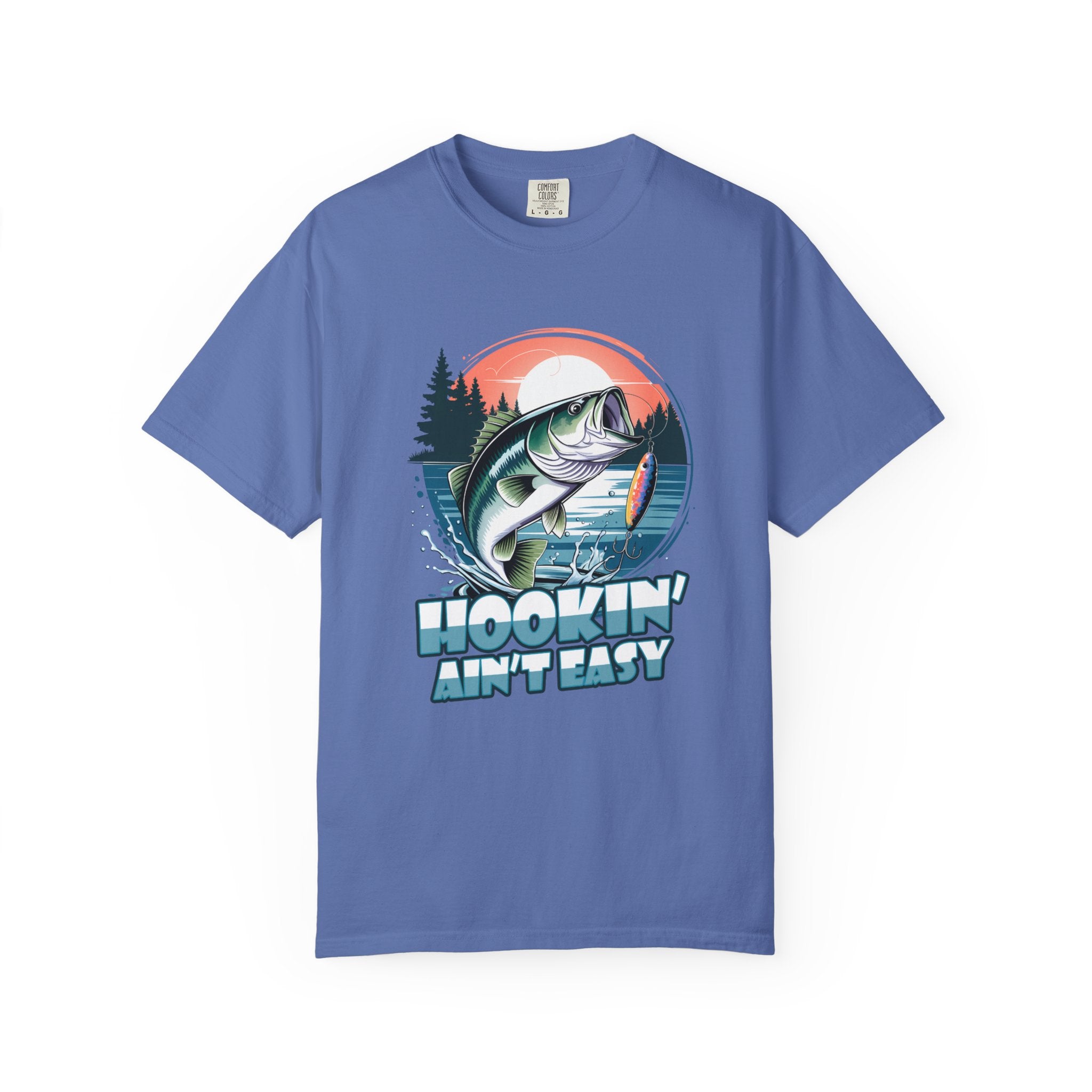 Hookin' Ain't Easy Fishing T-Shirt