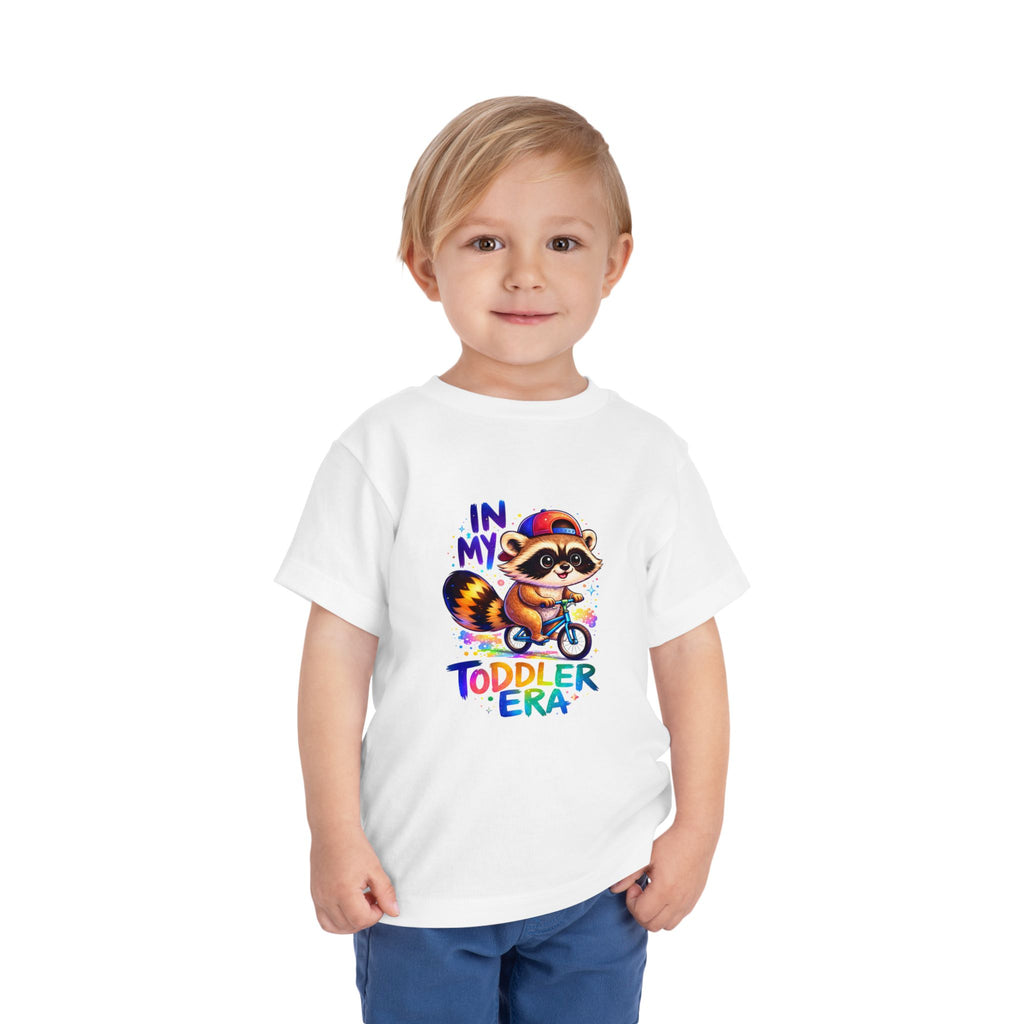 In My Toddler Era Raccoon Tee — Cute Toddler Short Sleeve Shirt