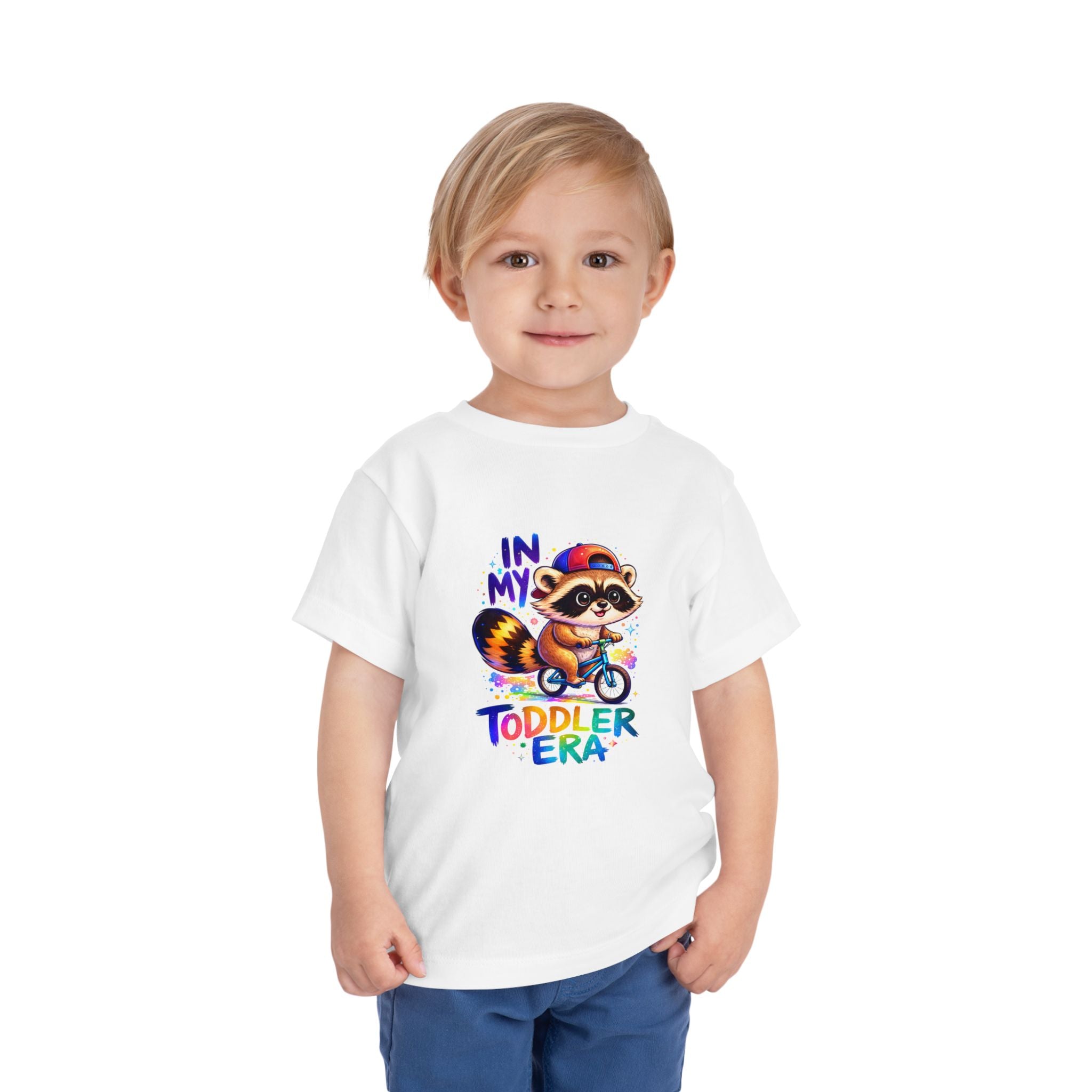 In My Toddler Era Raccoon Tee — Cute Toddler Short Sleeve Shirt