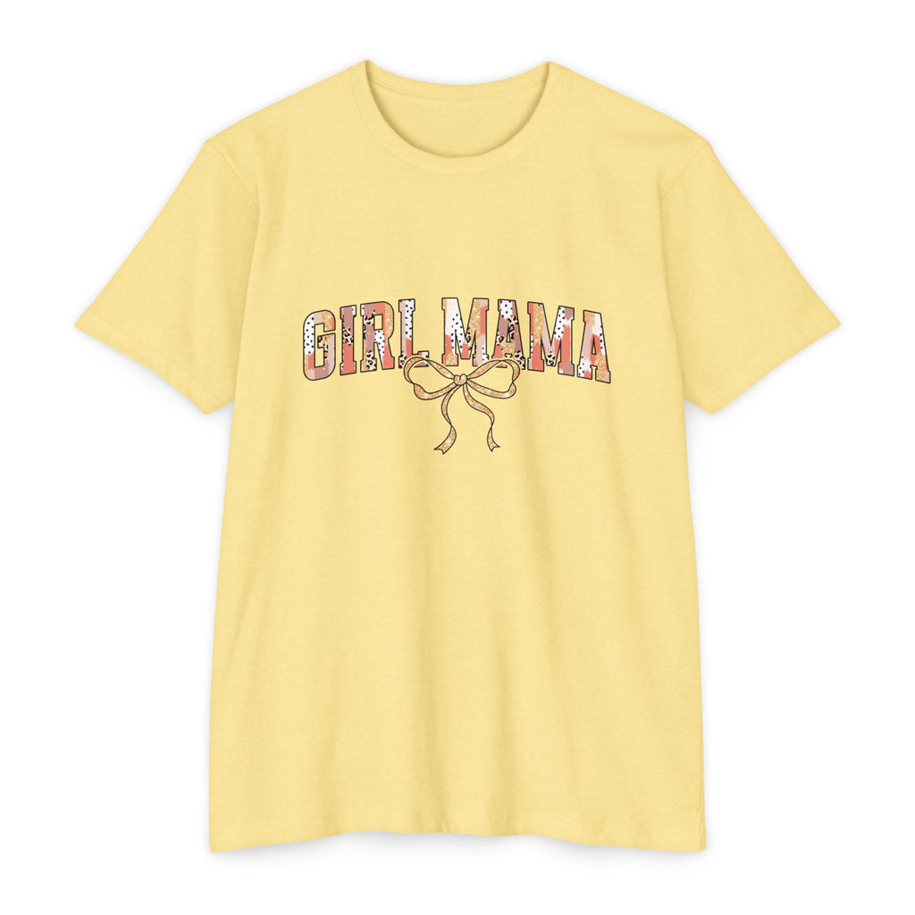 Girl Mama Floral T-Shirt — "GIRL MAMA" Graphic Tee for Mothers