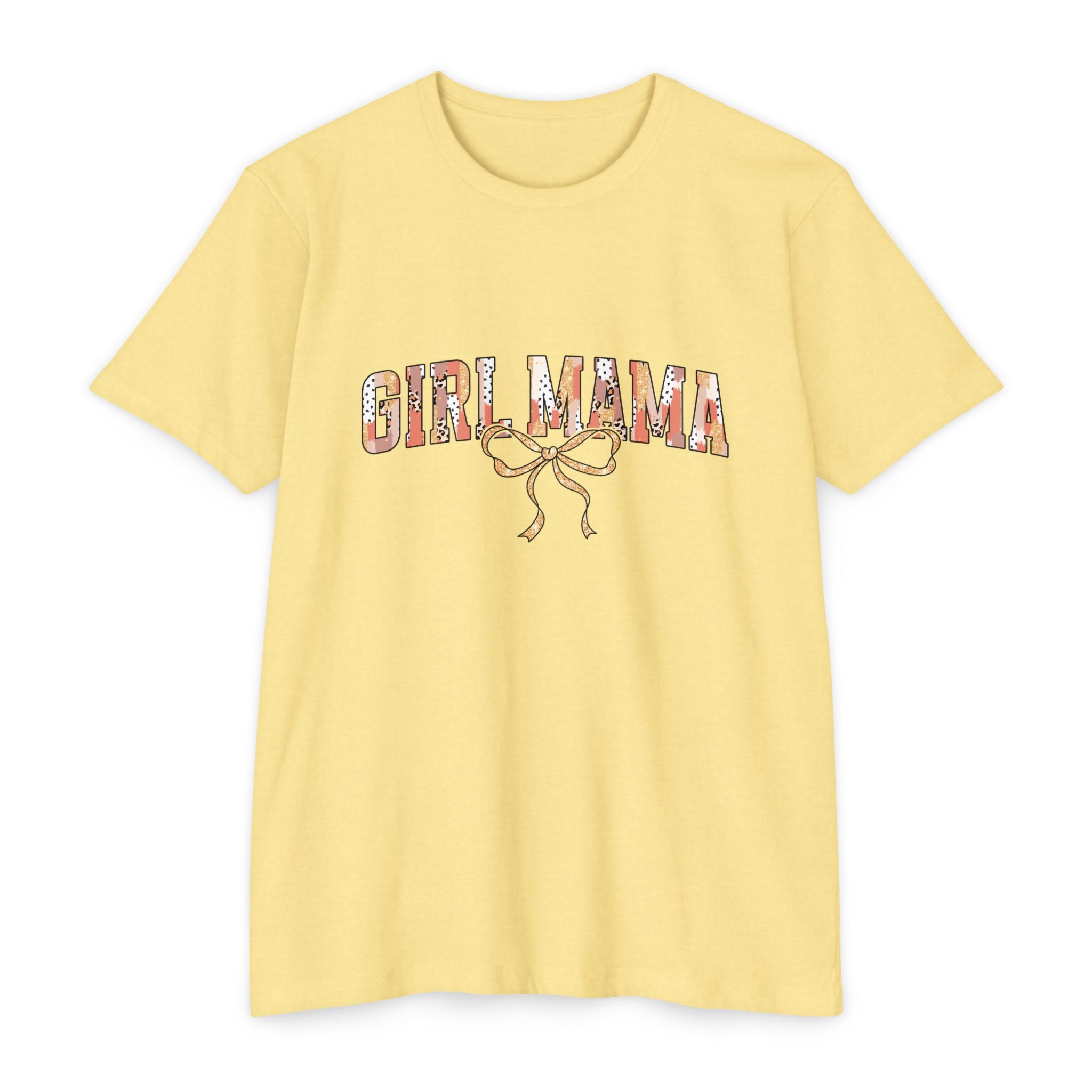 Girl Mama Floral T-Shirt — "GIRL MAMA" Graphic Tee for Mothers