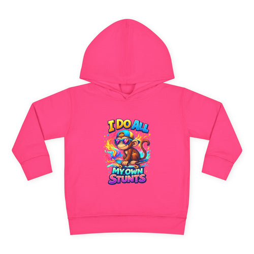 "I Do All My Own Stunts" Monkey Toddler Hoodie