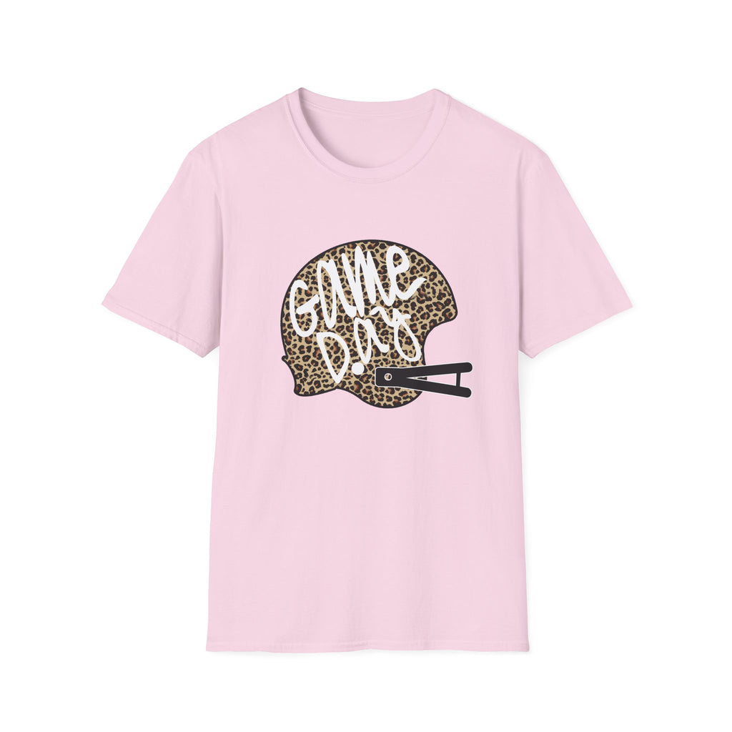 Game Day Leopard Football Helmet T-Shirt